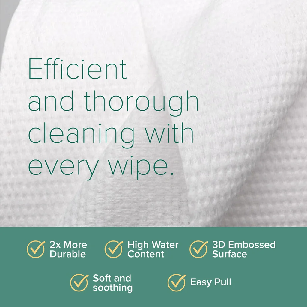 NurturePro Ag+ Pet Wet Wipes Baby Powder Scent - Image 3