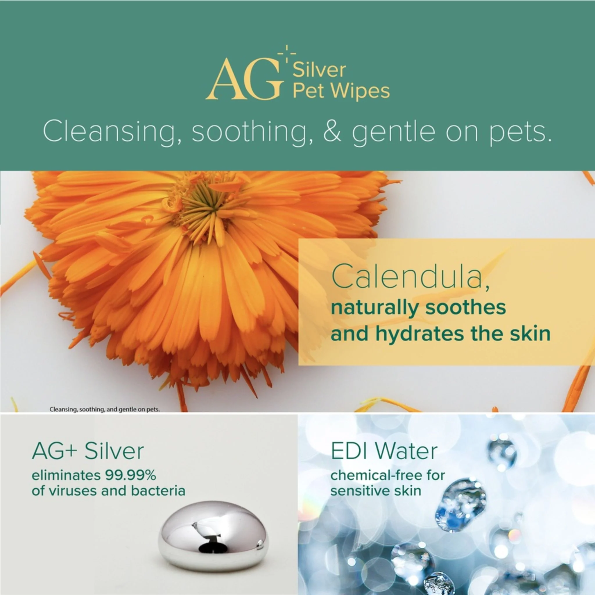 NurturePro AG+ Silver Pet Wet Wipes Coconut - Image 6