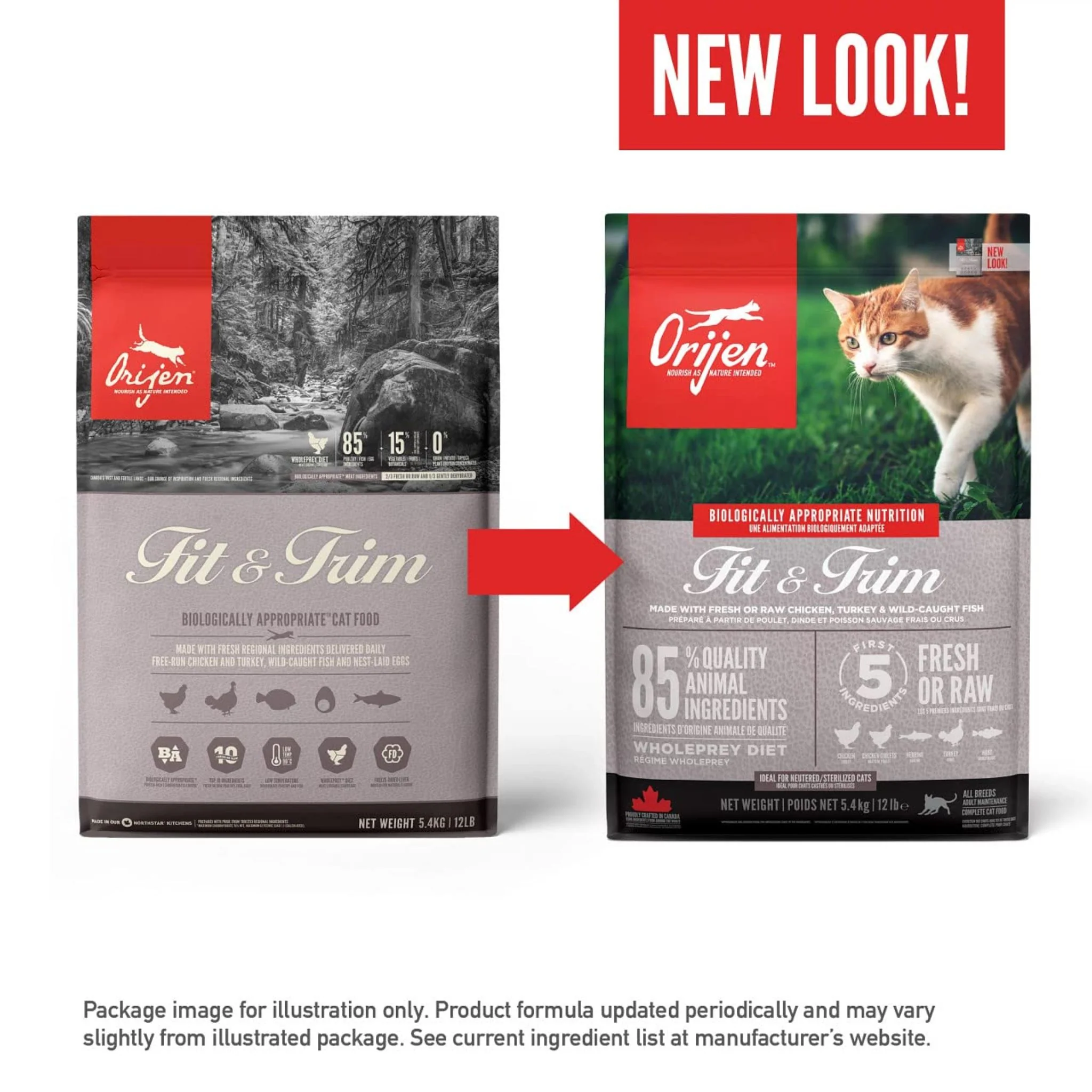 Orijen Fit & Trim Cat Dry Food - 1.8Kg - Image 2