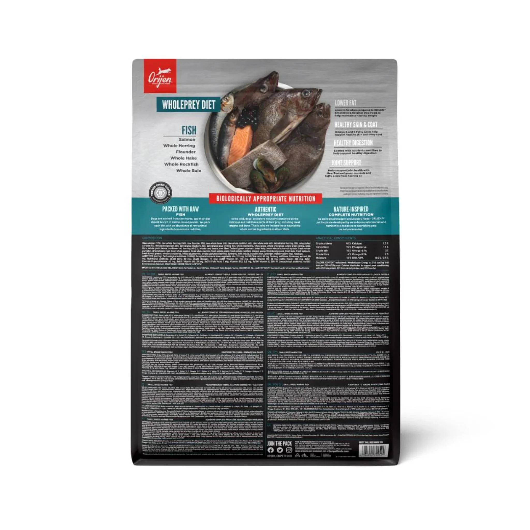 Orijen Marine Fish Small Breed Dry Dog Food - 1.8Kg - Image 2