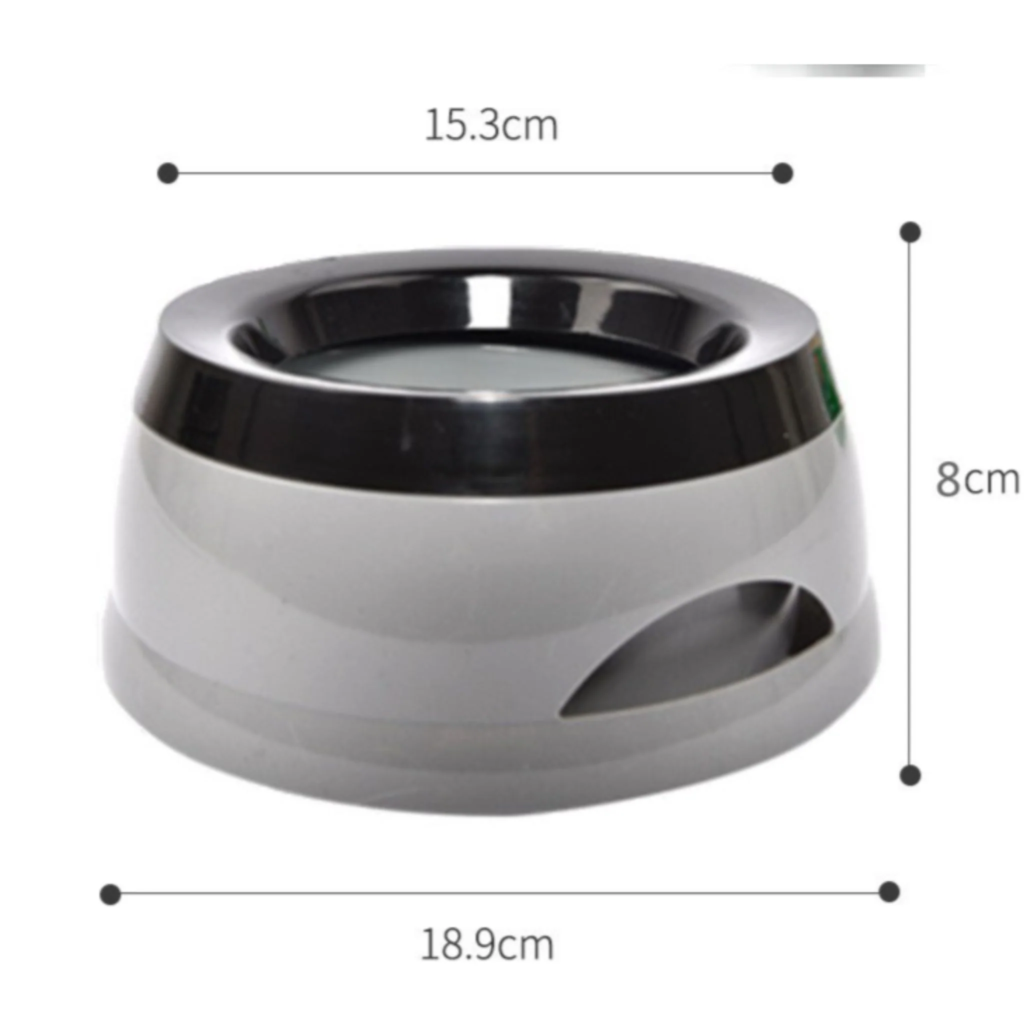 Pado Classic Round Anti Spill Pet Bowl - 15.3x18.9x8cm - Image 2