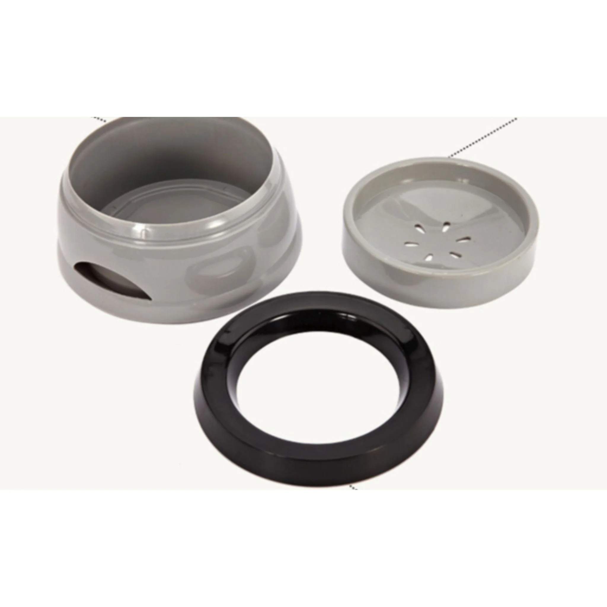 Pado Classic Round Anti Spill Pet Bowl - 15.3x18.9x8cm - Image 3
