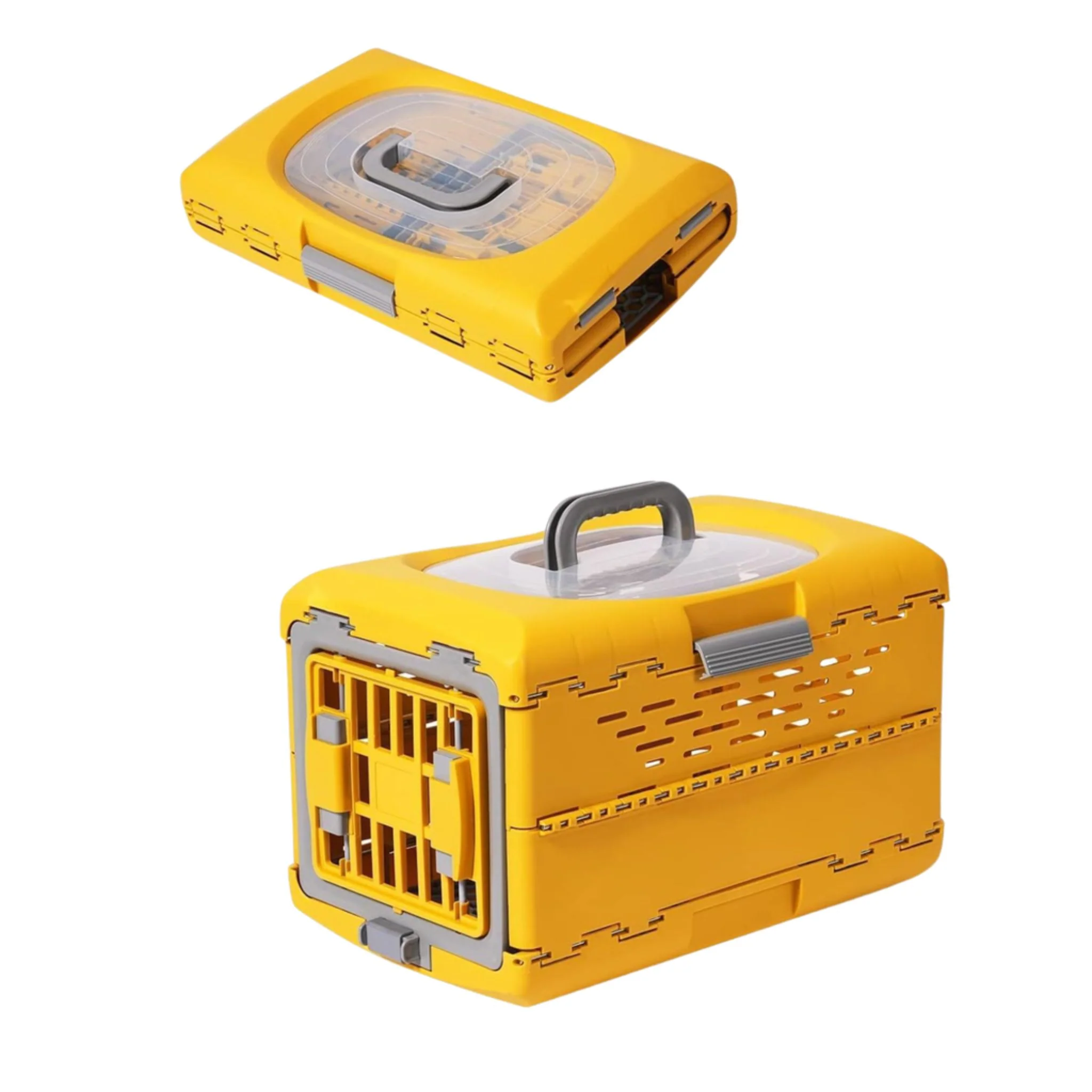 Pado Foldable Pet Carrier Gold - 48x30x32cm - Image 6