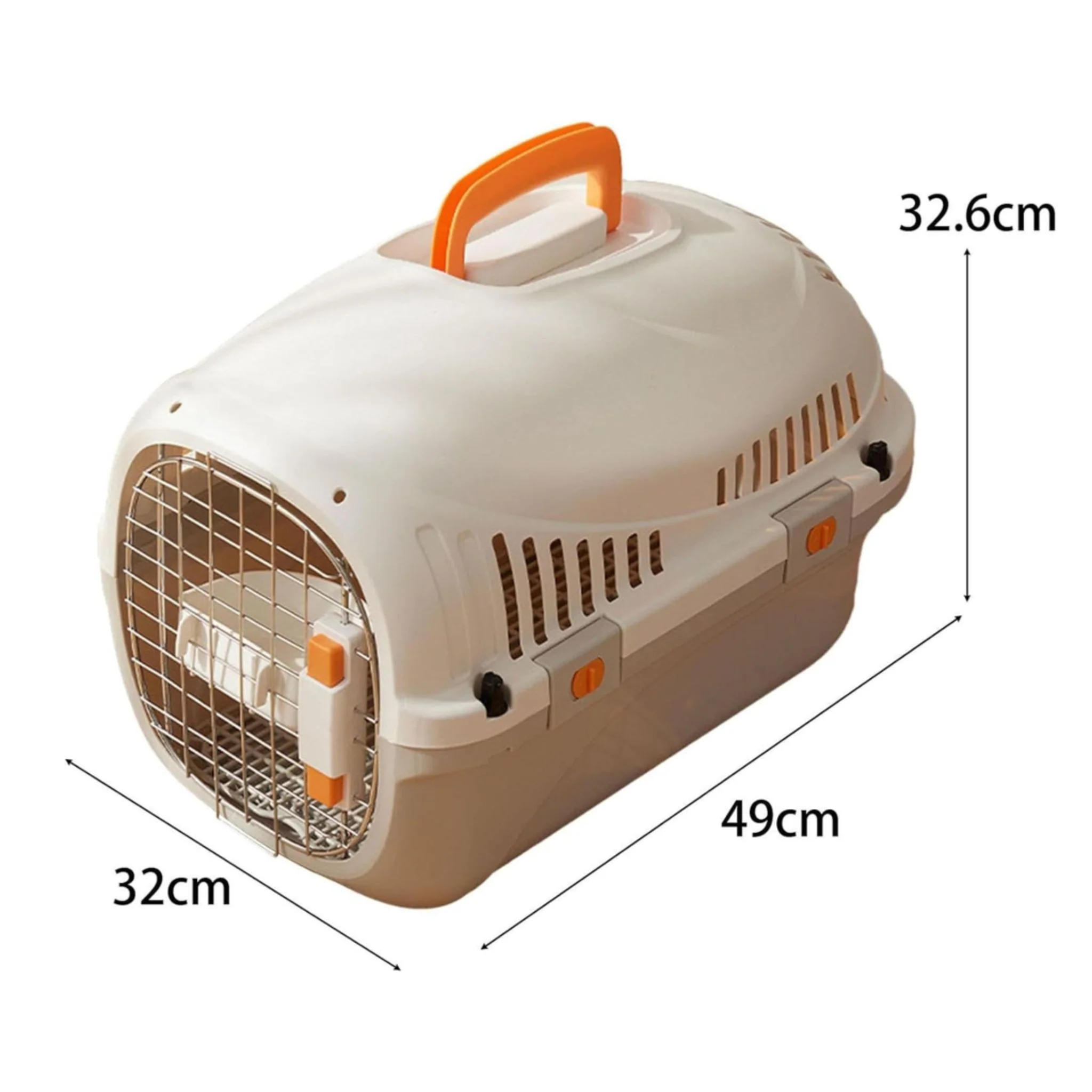 Pado Puppy Porter Pet Carrier White - 49x32x32cm - Image 4