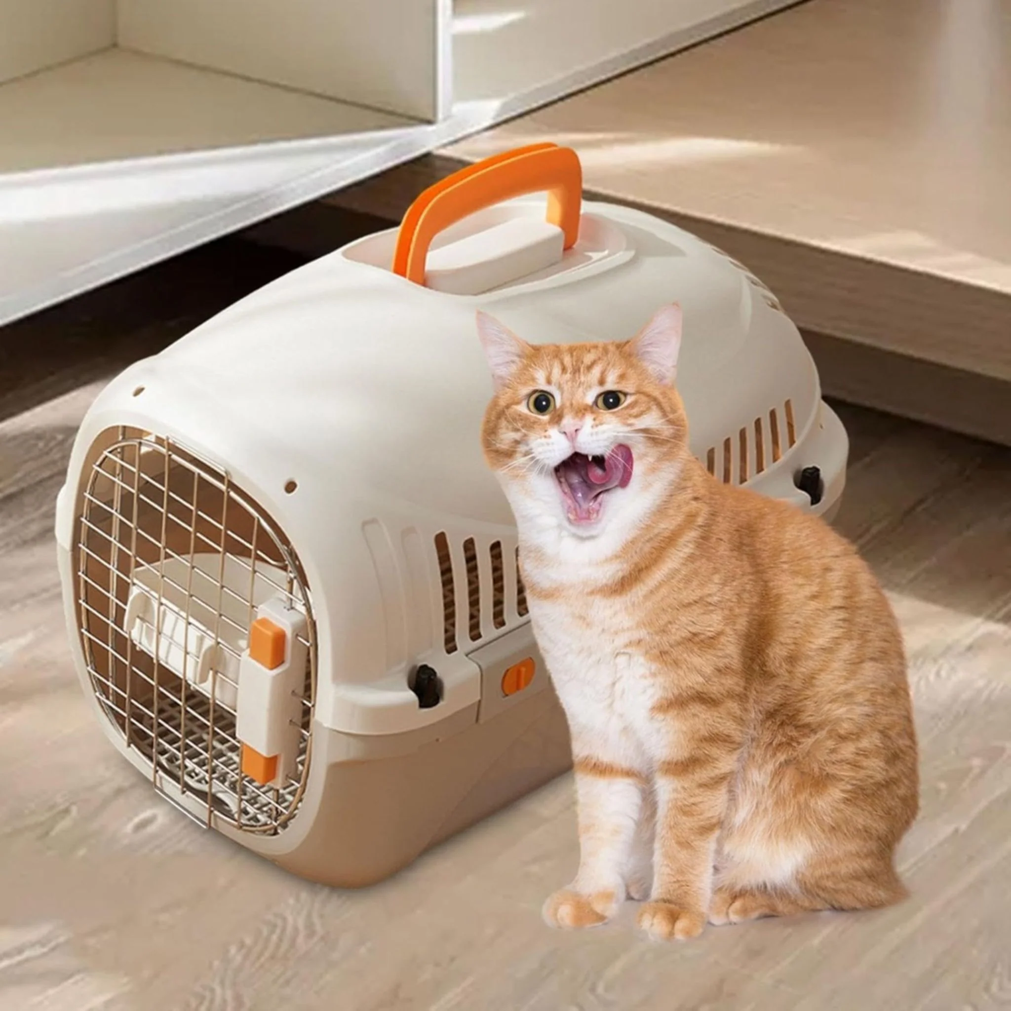 Pado Puppy Porter Pet Carrier White - 49x32x32cm - Image 6