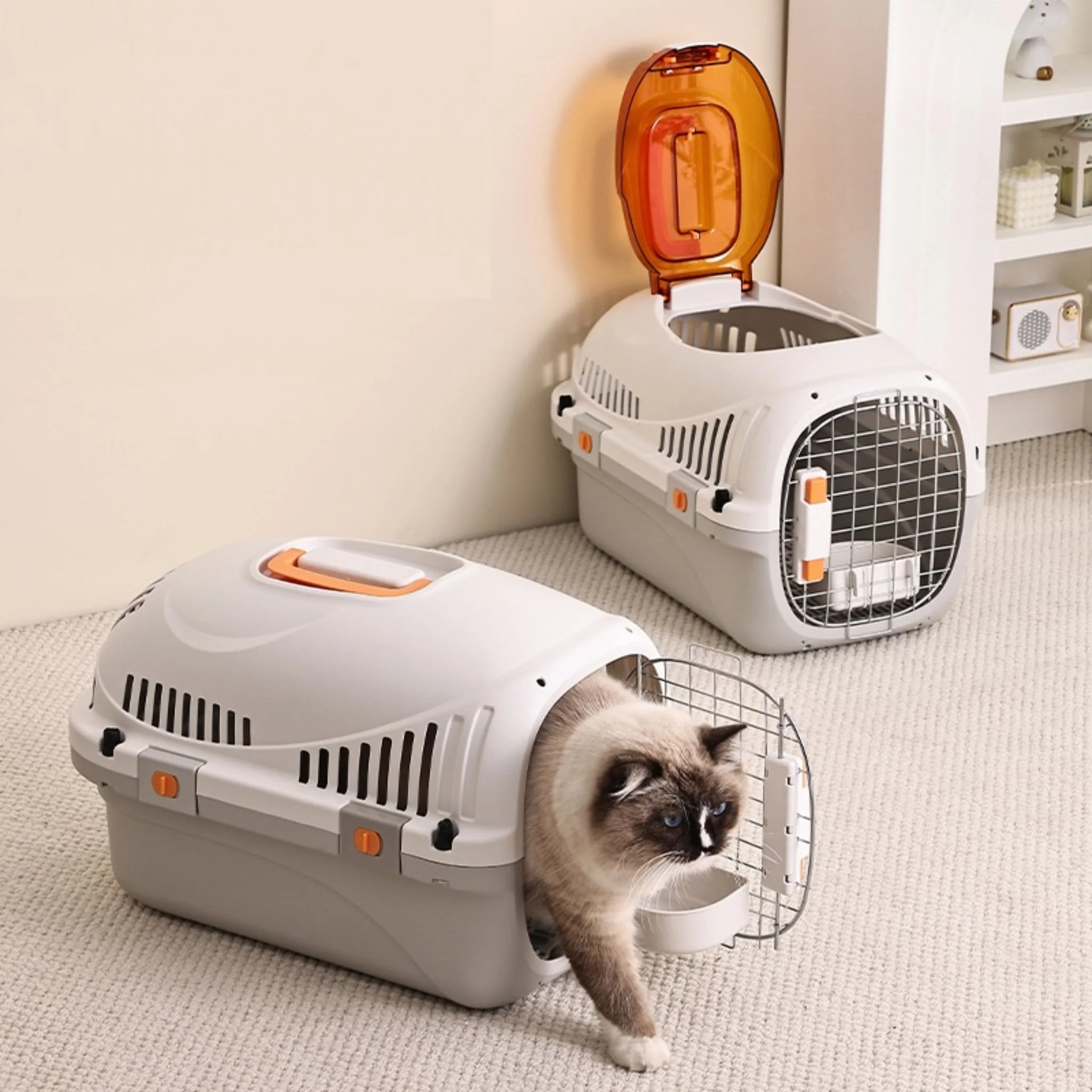 Pado Puppy Porter Pet Carrier White - 49x32x32cm - Image 7