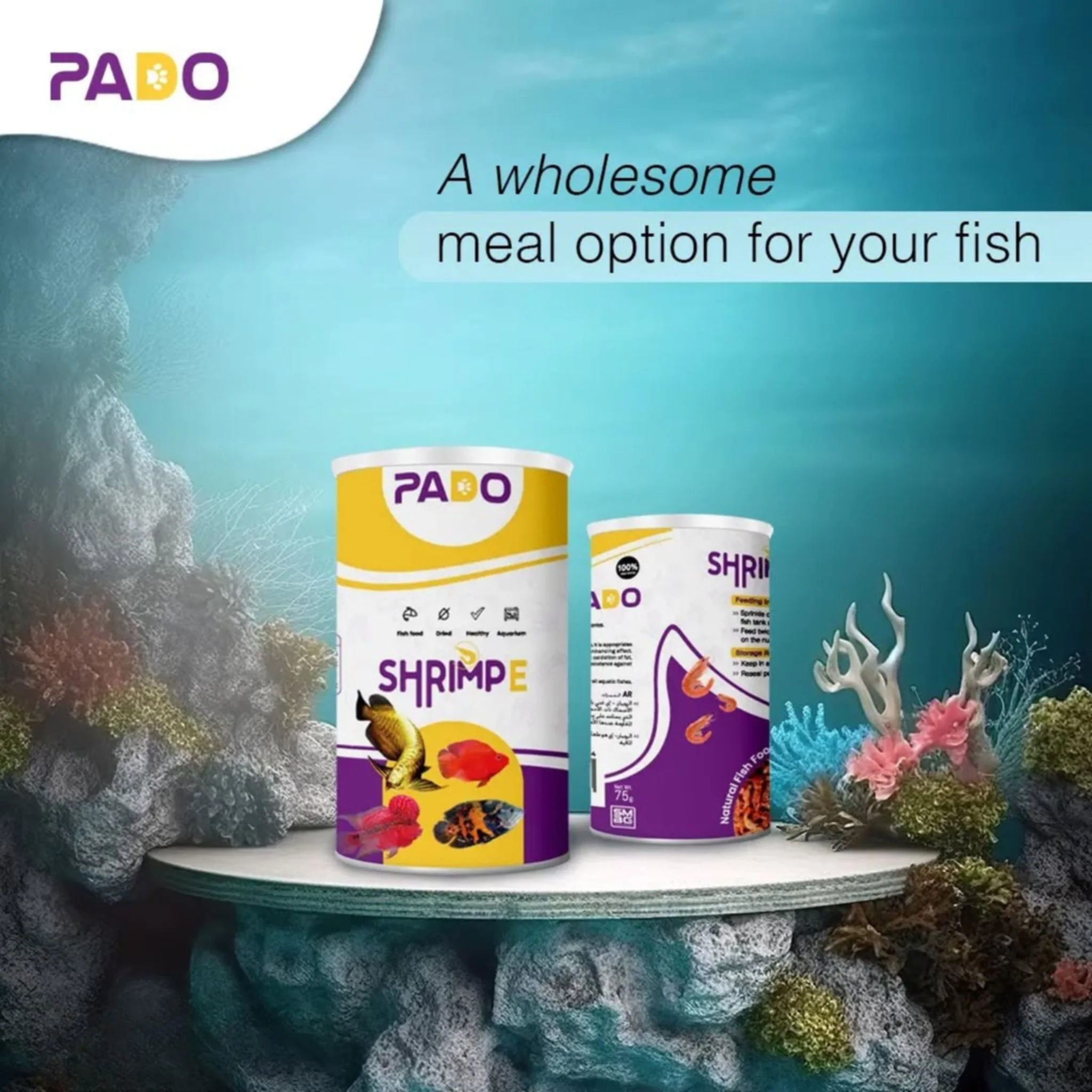 Pado Shrimp-E 110g Premium Aquarium Treat - Image 3