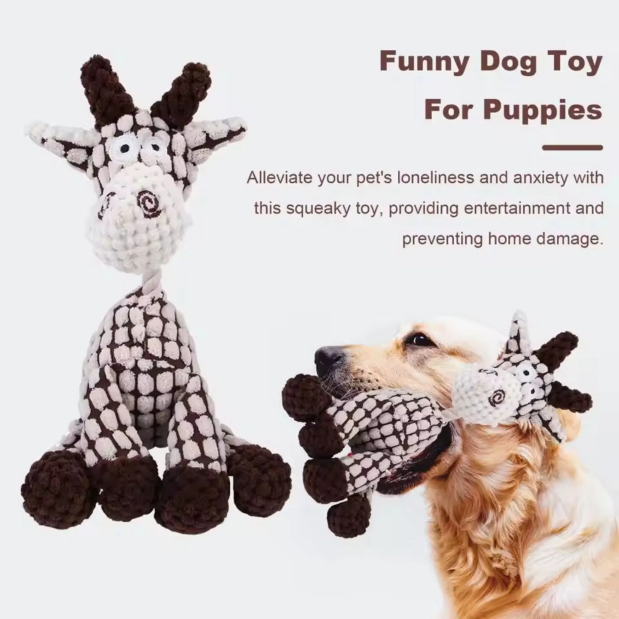 Pado Squishy Squeaky Toy - 21x32x7cm - Image 3