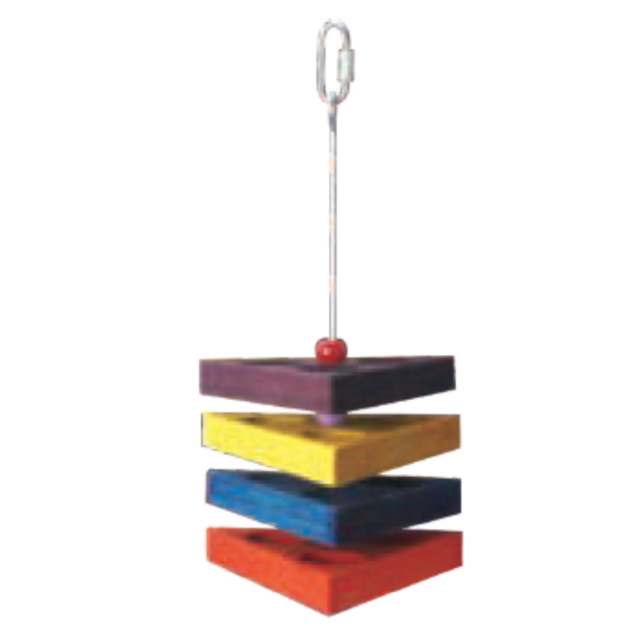 Pado Triangular Stacked Natural Bird Toy - 26x13.5cm - Image 2