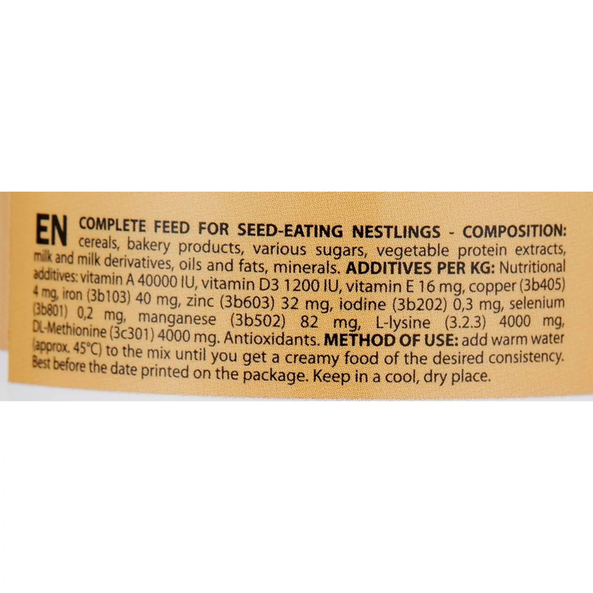 Padovan Baby Patee Universelle All Species Bird Formula – 100g - Image 5