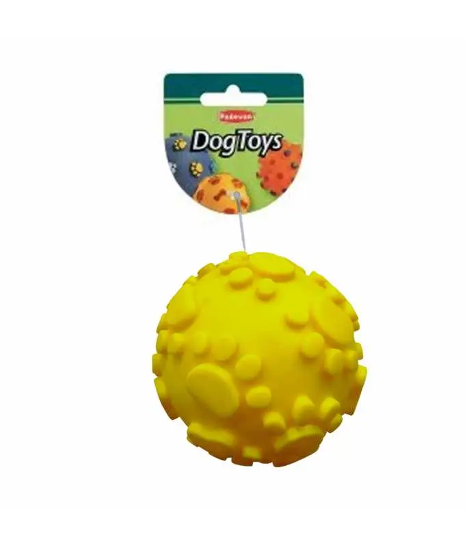 Padovan Dog Ball With Paws Durable Play Toy – 12cm - Image 3