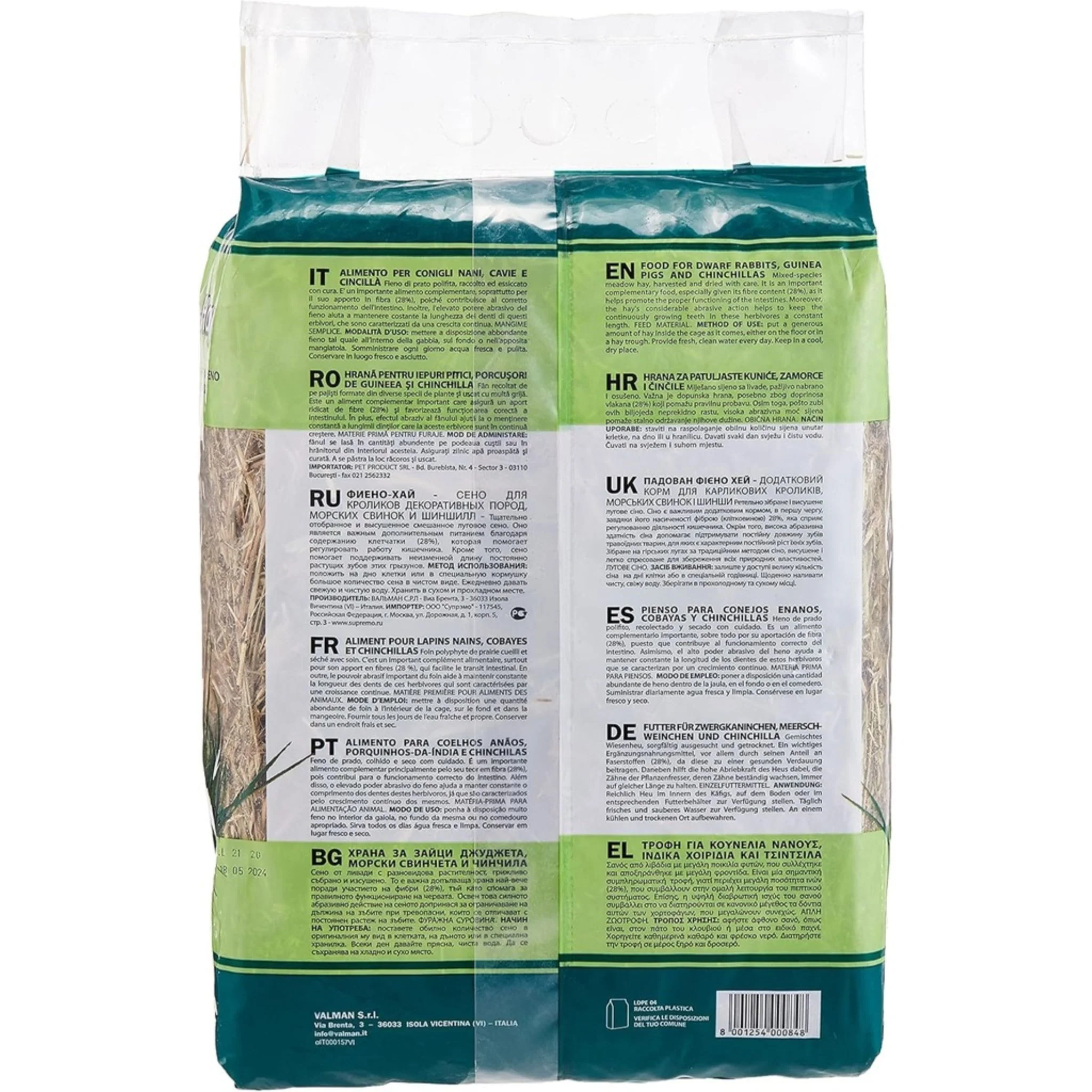 Padovan Fieno Hay – 1kg All-Natural Feed For Rabbits & Rodents - Image 3