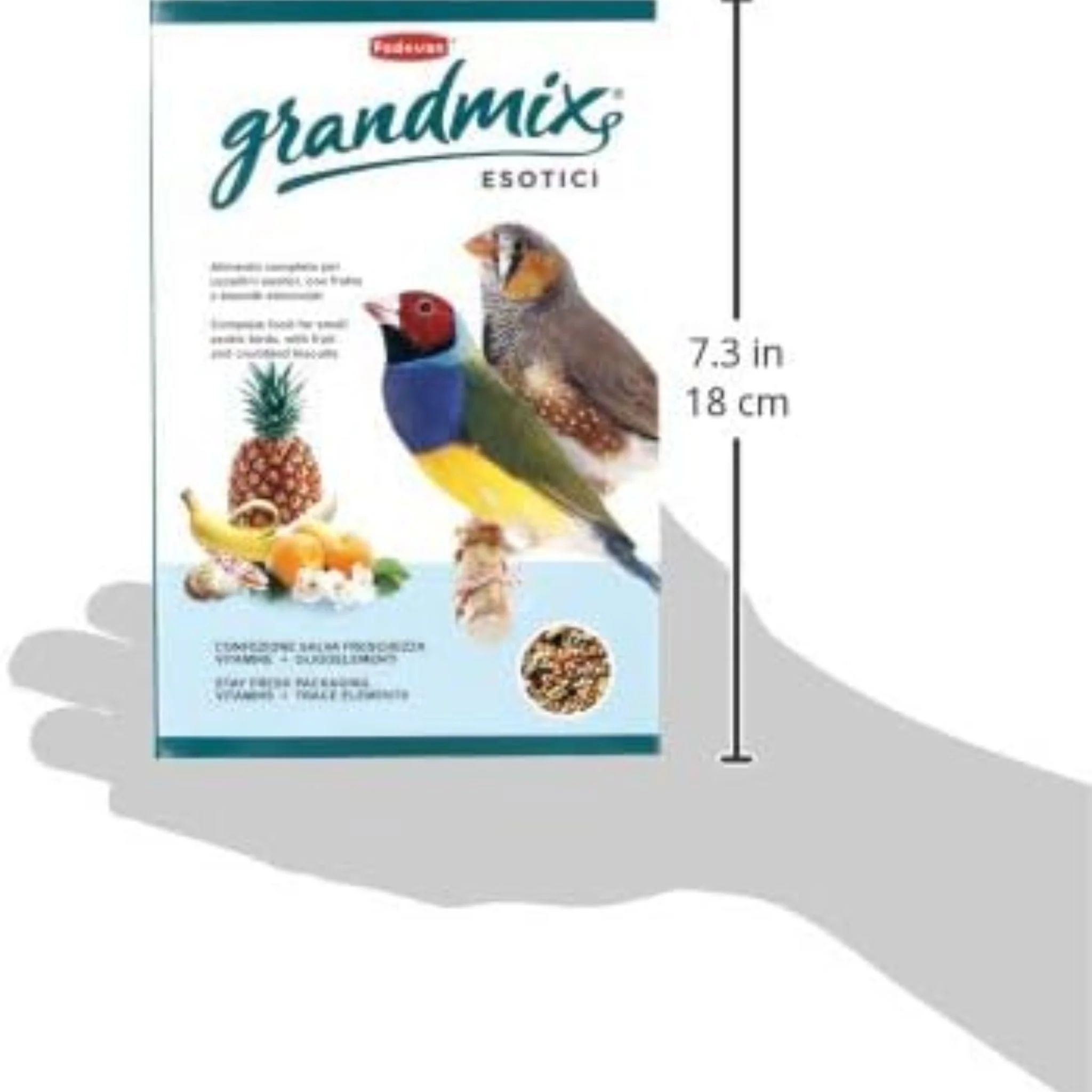 Padovan GrandMix Exotic Bird Food Esotici Seed Mix – 1kg - Image 4