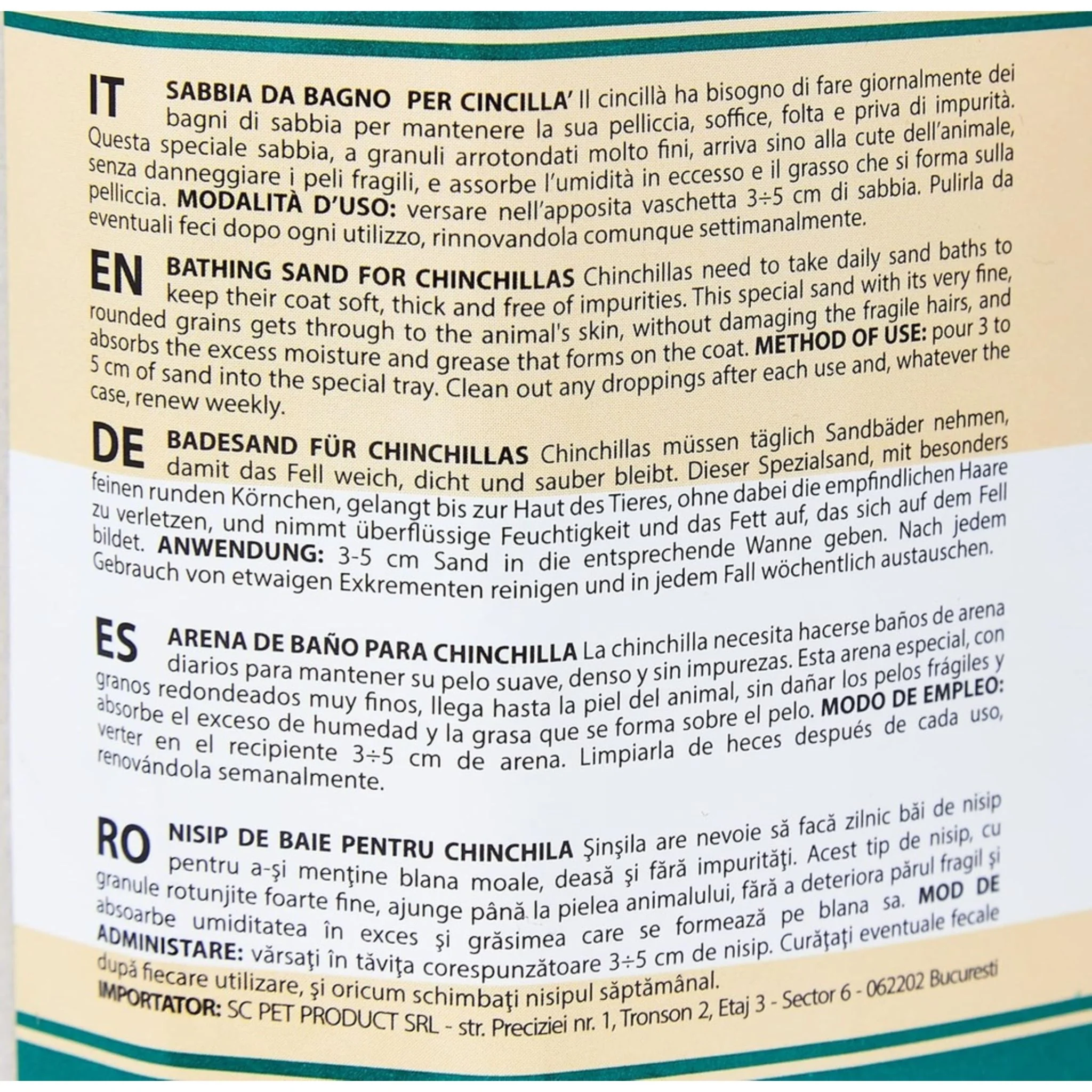 Padovan Bathing Sand  Dust-Free Grooming Sand – 2L - Image 5