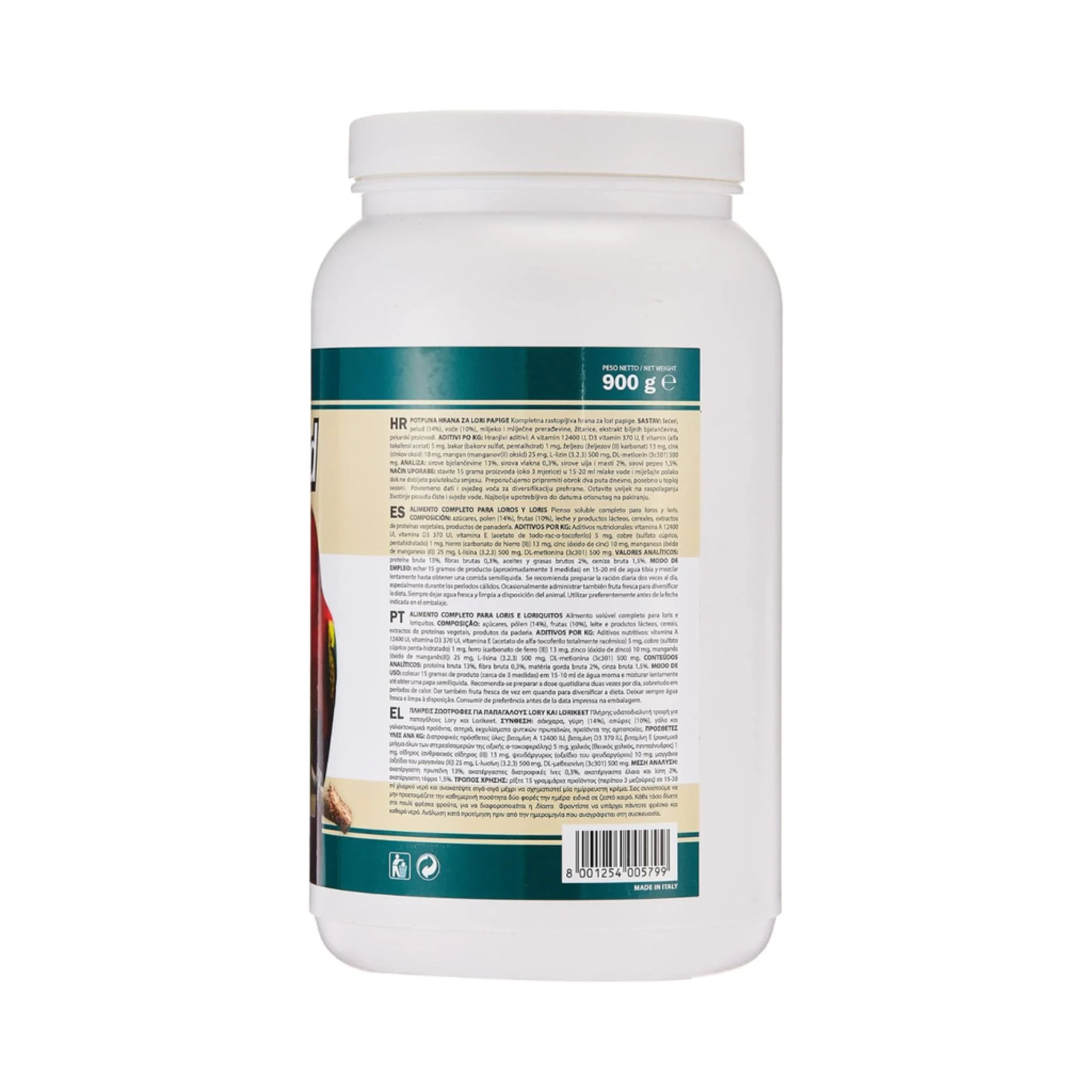 Padovan Lory Food Specialized Nectar Mix For Lories – 900g - Image 4