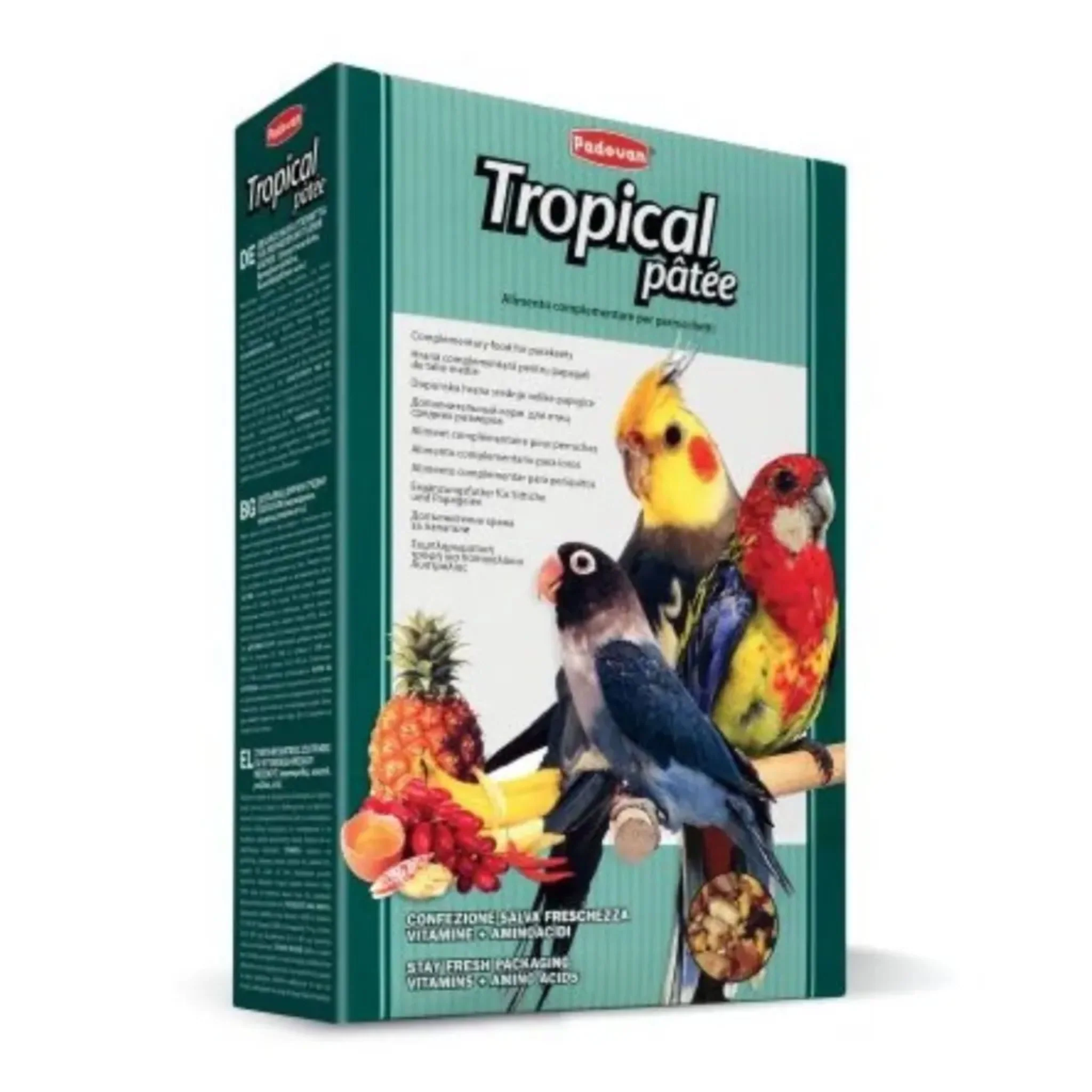 Padovan Tropical Patee Soft Bird Food Exotic Blend – 700g - Image 3