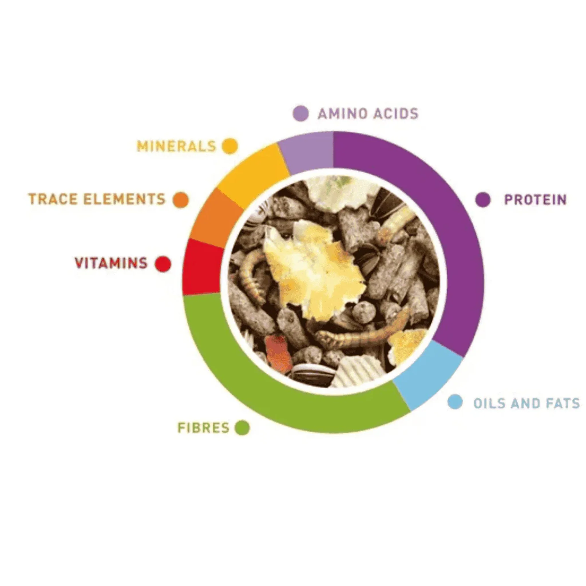 Padovan Wellness Hamsters Food Energy-Rich Mix – 1kg - Image 2