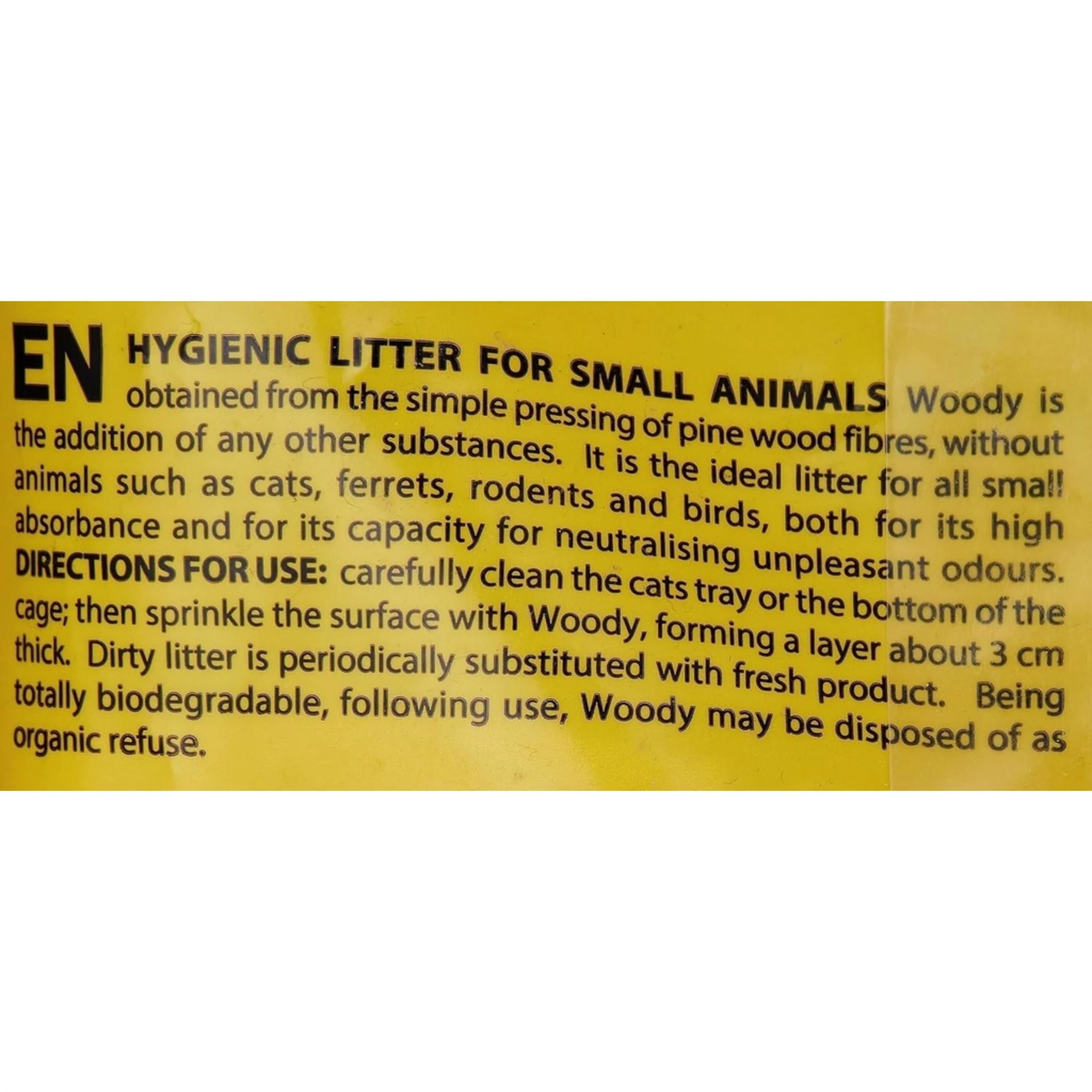 Padovan Woody Litter Dust-Free Biodegradable Pellets – 10L - Image 3