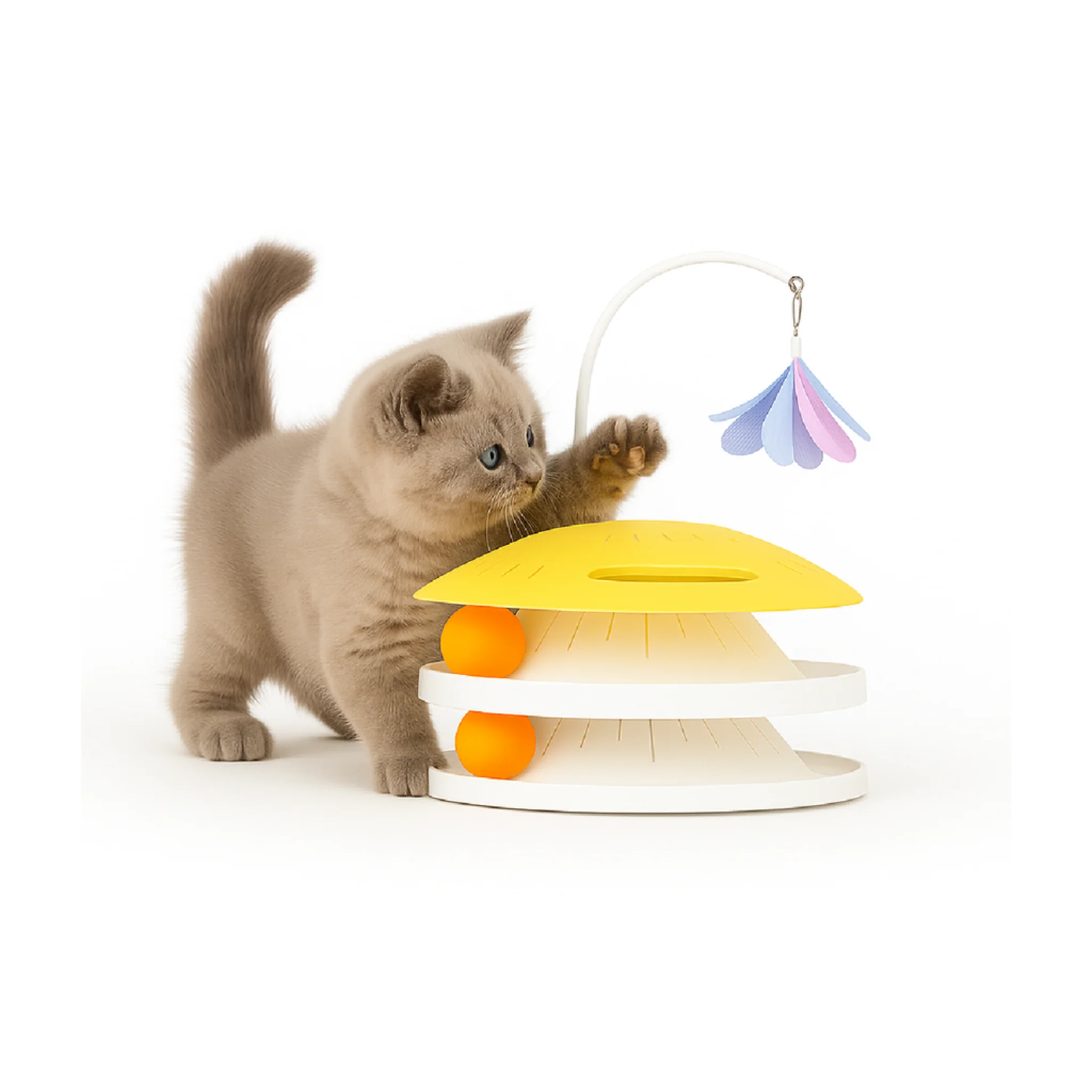 Pawgether Cat Toy Track CC1A- 23x23x16.8cm - Image 3