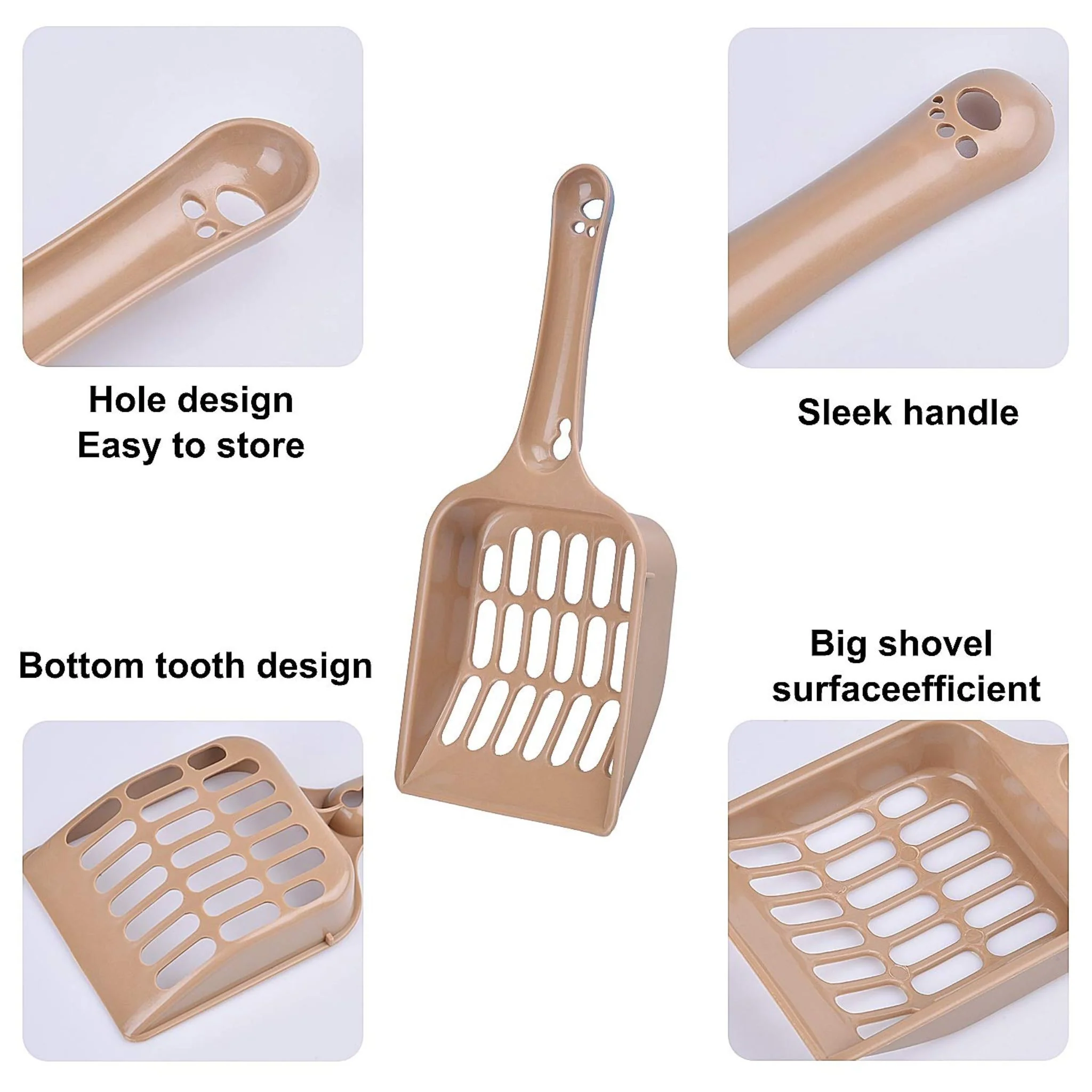 Pet Mode Kit Klean Plastic Cat Litter Scoop – 230x70x60mm - Image 2