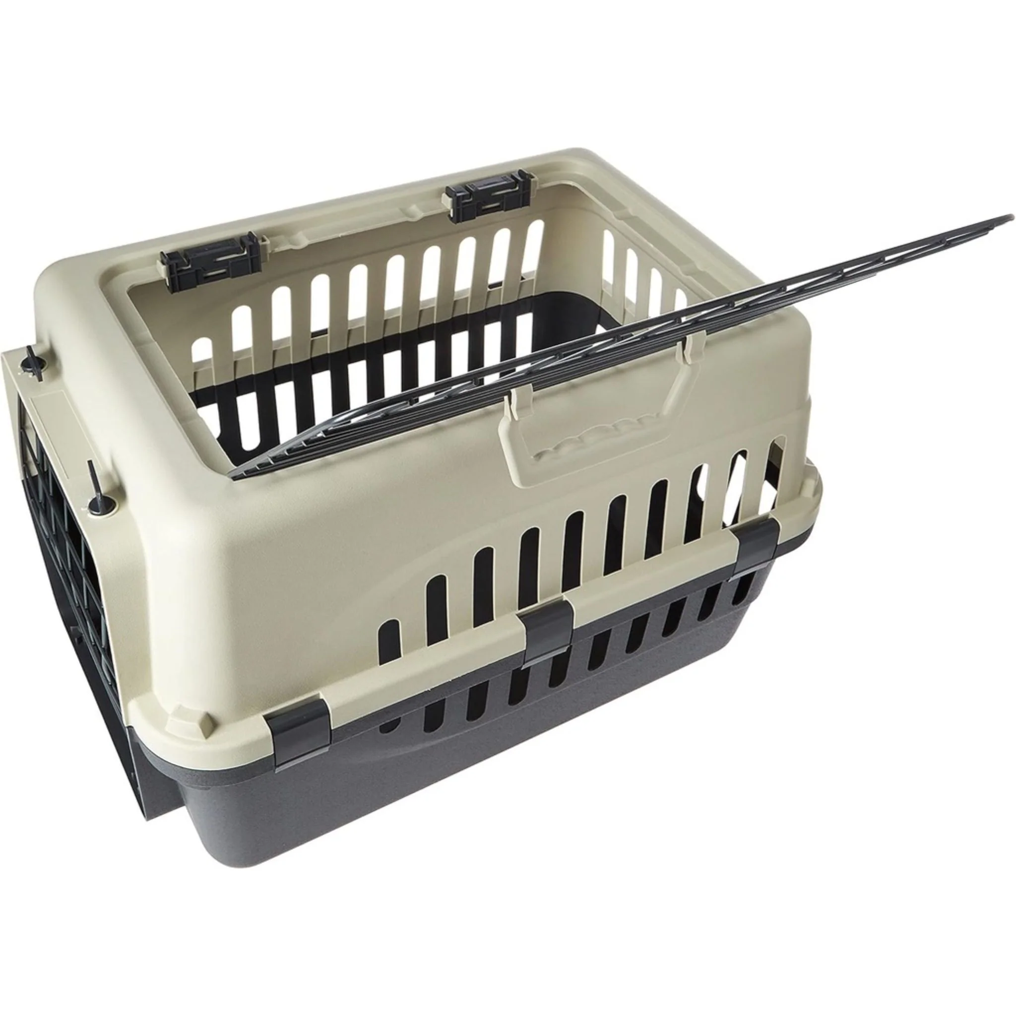 Pet Mode Plastic Pet Carrier Top & Spring Lock Front Door - 50x35x32cm - Image 4