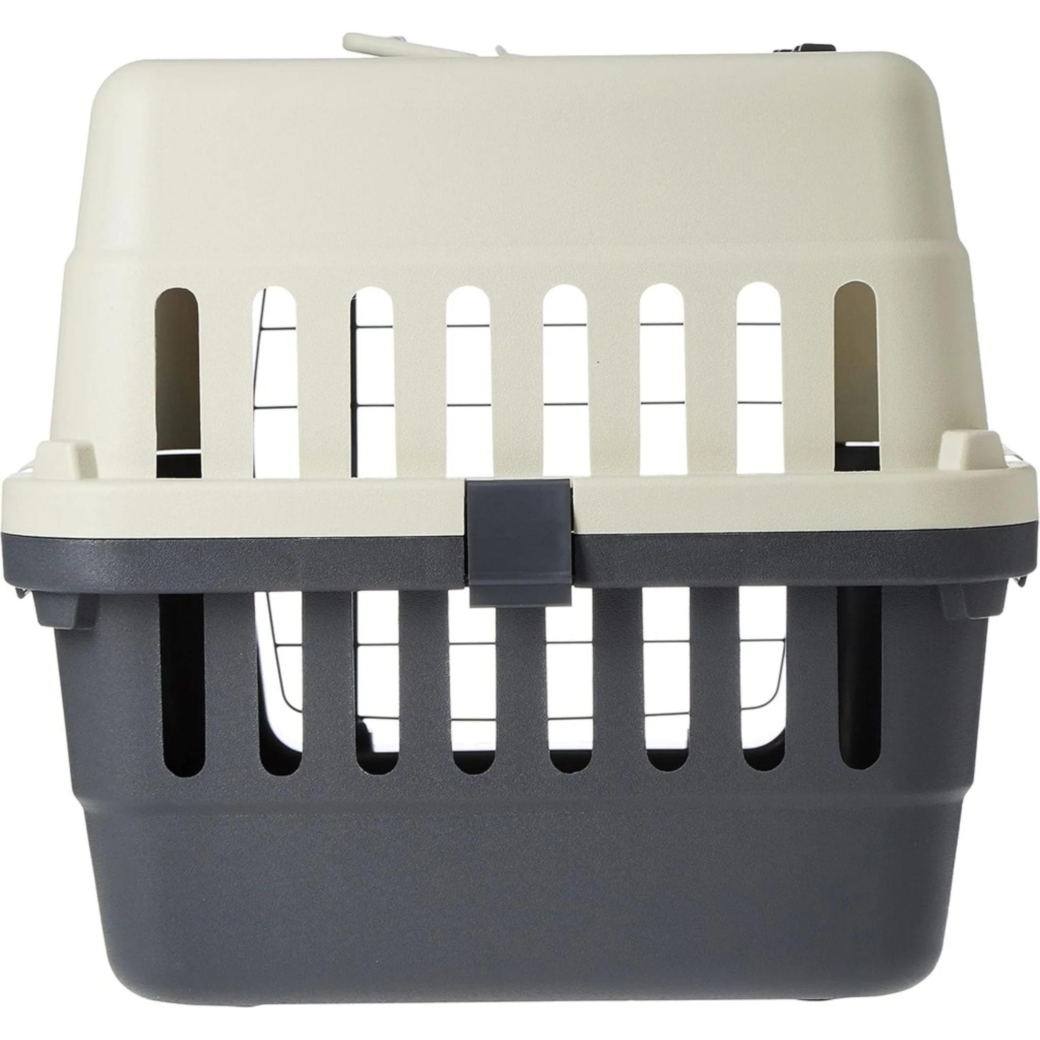 Pet Mode Plastic Pet Carrier Top & Spring Lock Front Door - 50x35x32cm - Image 5