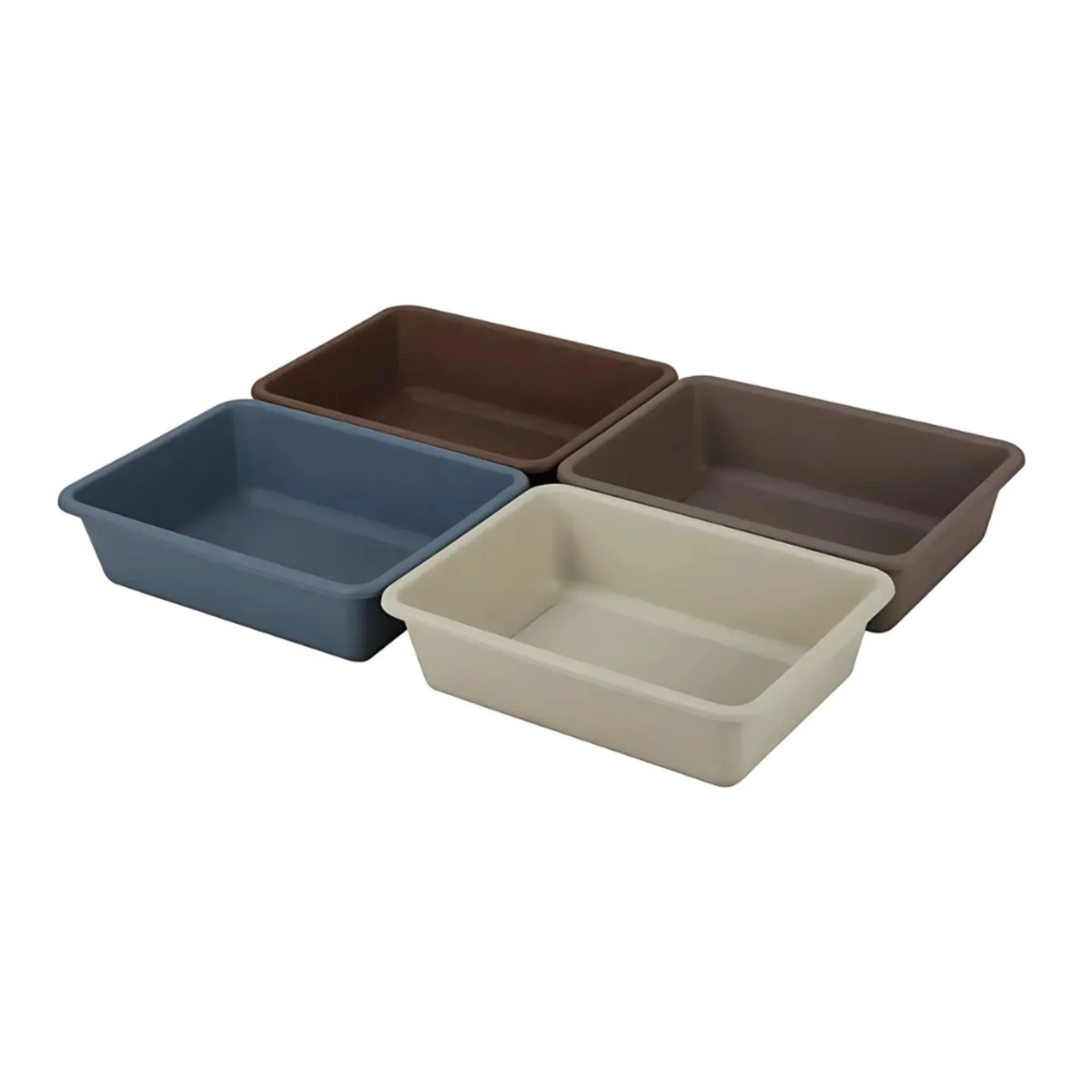 Pet Mode Plastic Cat Litter Tray M Size - 40x30x10.5cm - Image 2