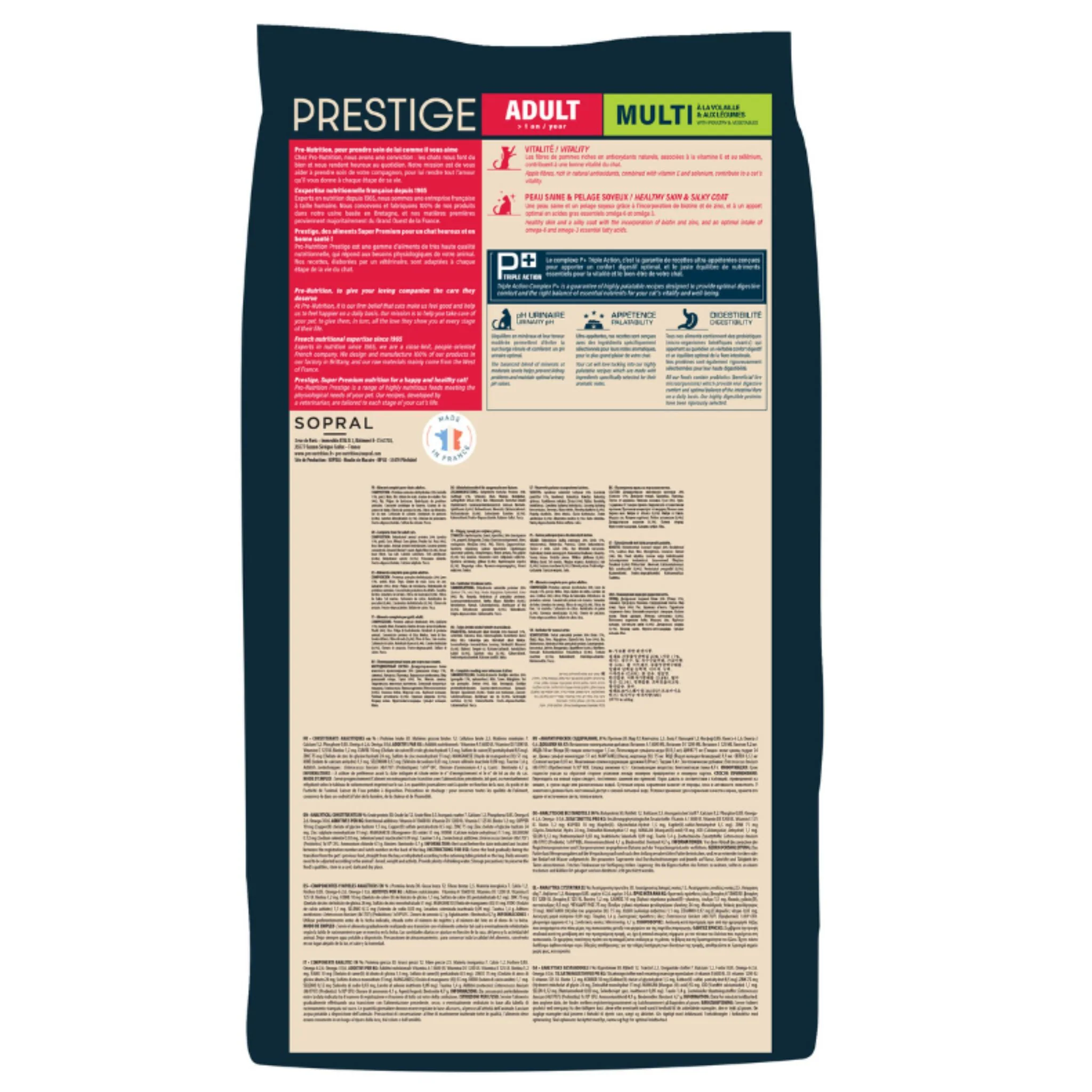Pro Nutrition Prestige Cat Food Adult Multi Flavour Complete Nutrition – 10kg - Image 2