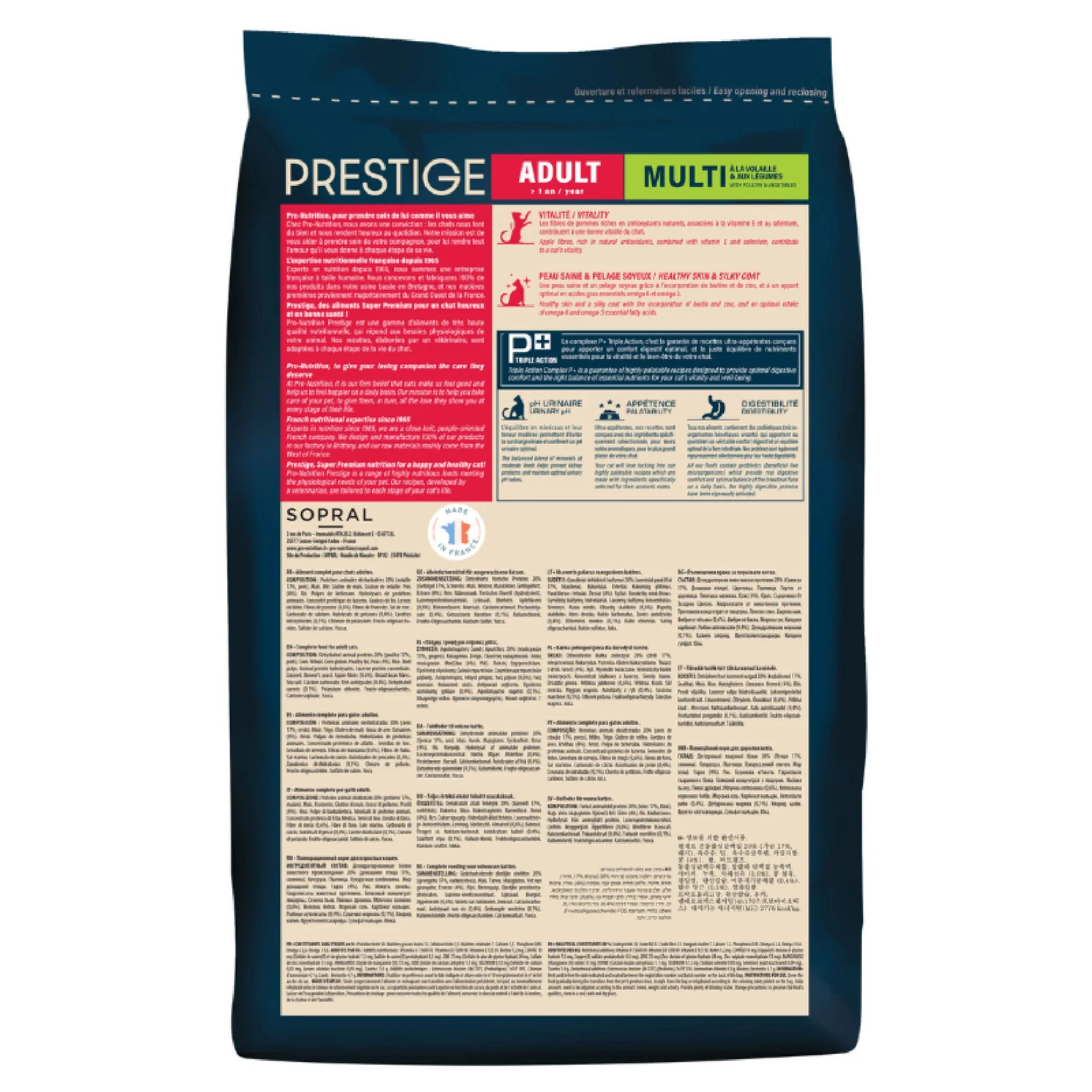 Pro Nutrition Prestige Cat Dry Food Adult Multi - 2Kg - Image 2