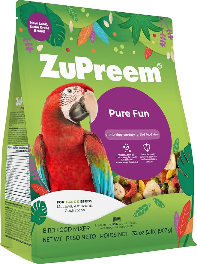 Zupreem Pure Fun Large Parrots - 0.91Kg - Image 4