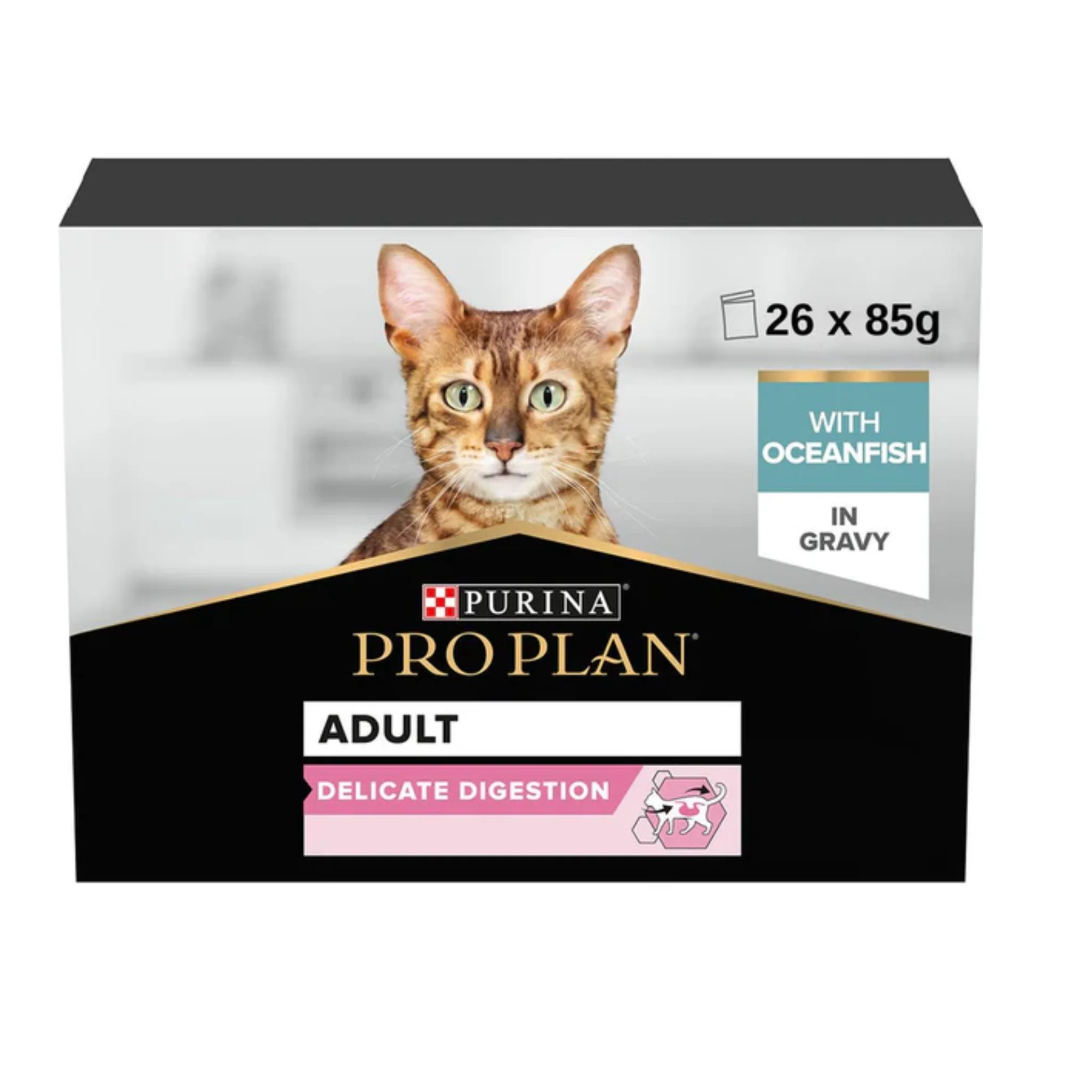 Purina Pro Plan Ocean Fish In Gravy Cat Wet Food - 85g - Image 5