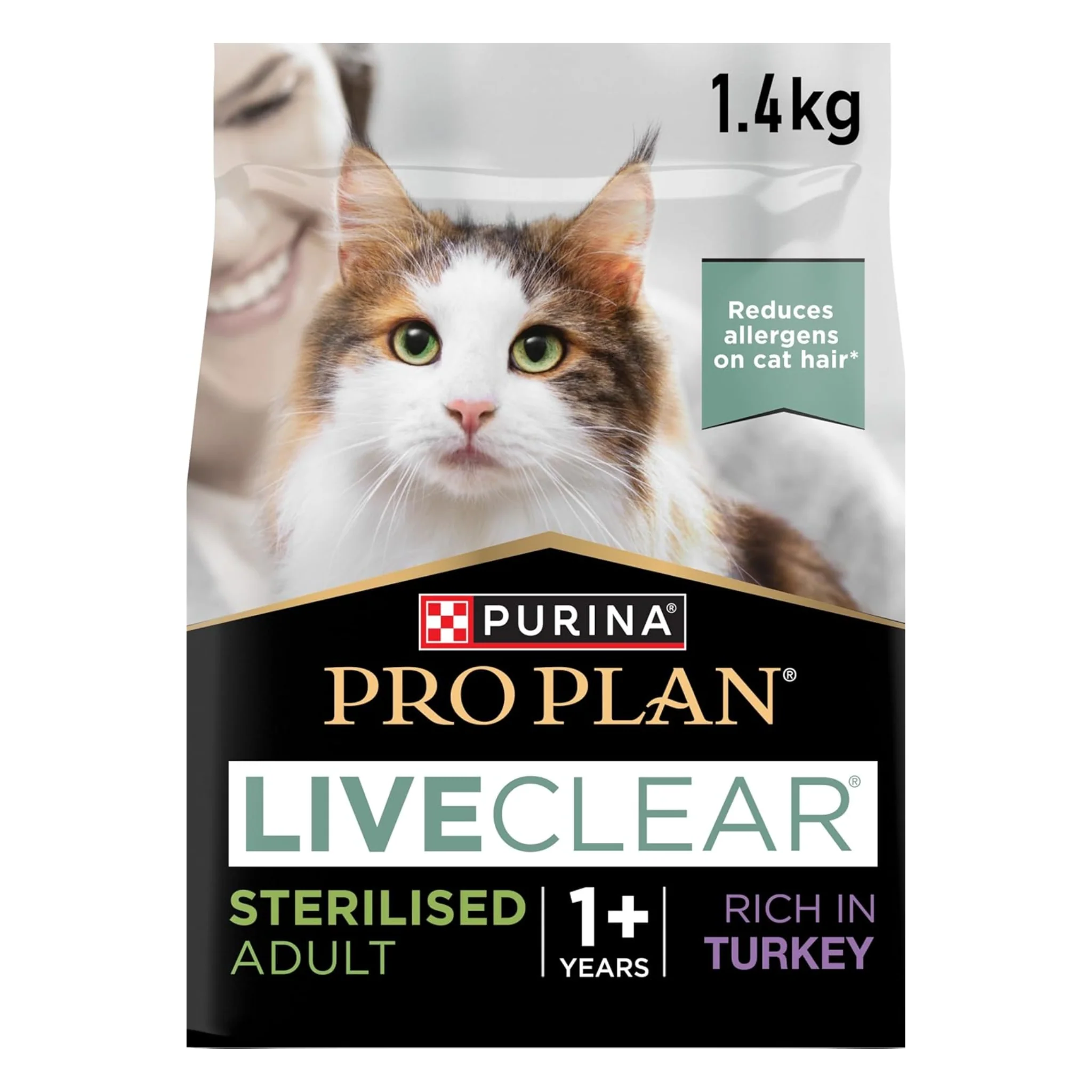 Purina Pro Plan Sterilised Adult Dry Cat Food With Turkey - 1.4 kg - Image 3