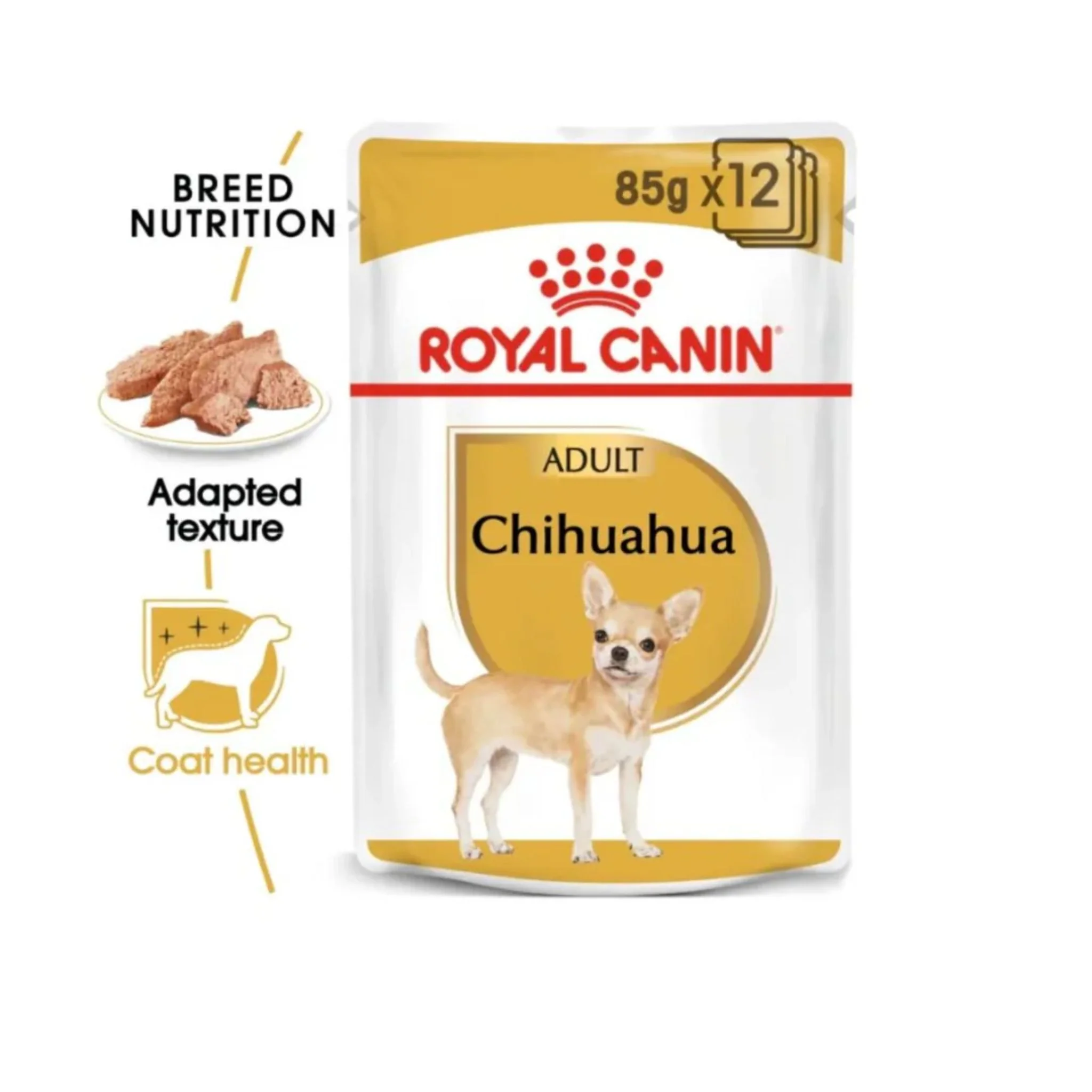 Royal Canin Breed Health Nutrition Chihuahua Adult Dog Wet Food - 12X85G - Image 4