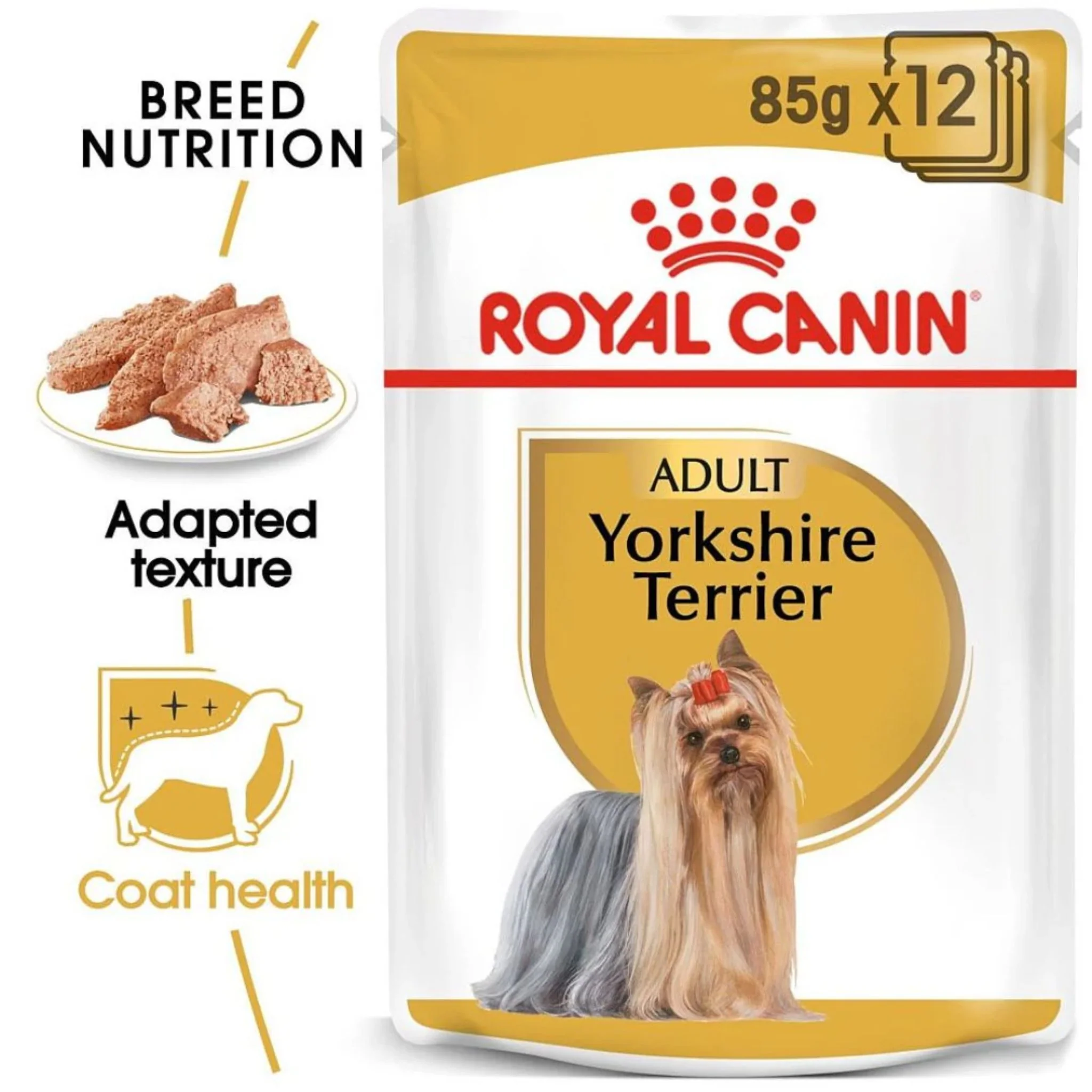 Royal Canin Breed Health Nutrition Yorkshire Adult Dog Wet Food - 12X85G - Image 4