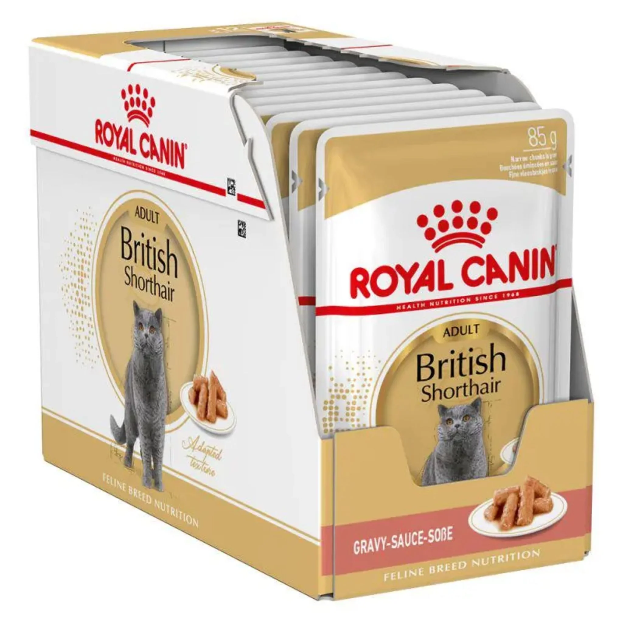 Royal Canin Feline Breed Nutrition British Shorthair Cat Wet Food - 12X85G - Image 2