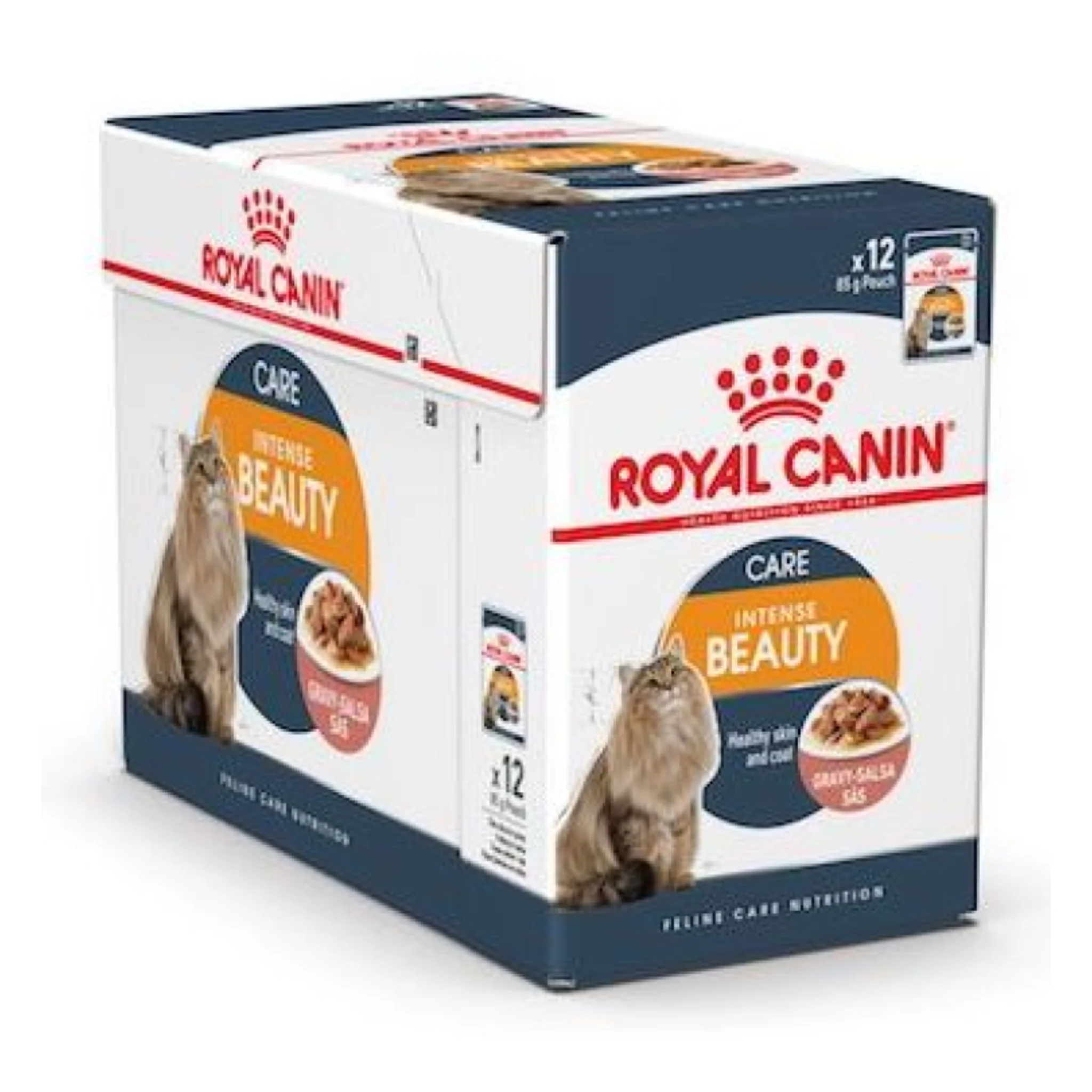 Royal Canin Feline Care Nutrition Hair & Skin Gravy Cat Wet Food - 12X85G - Image 2