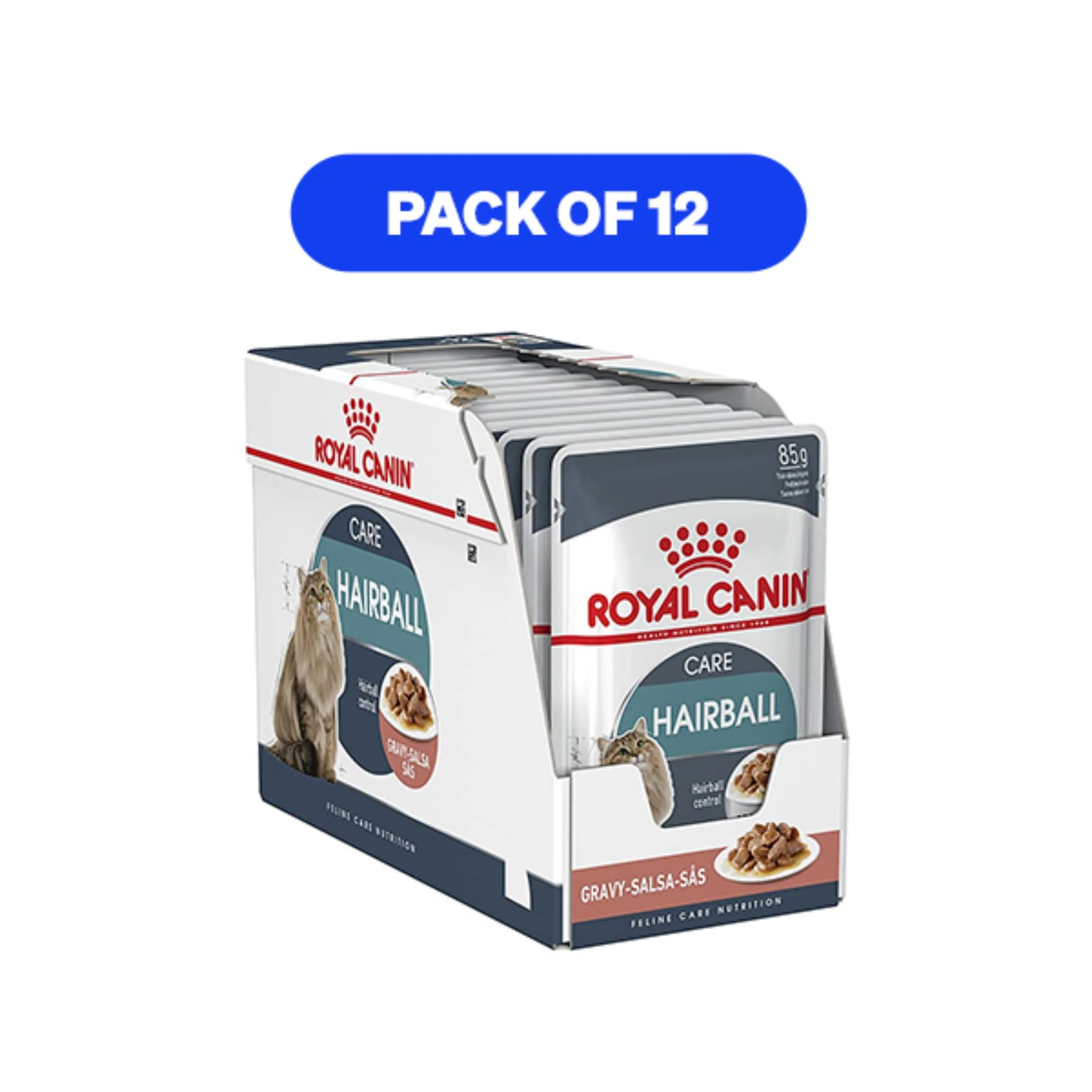Royal Canin Feline Care Nutrition Hairball Gravy Cat Wet Food - 85G - Image 5