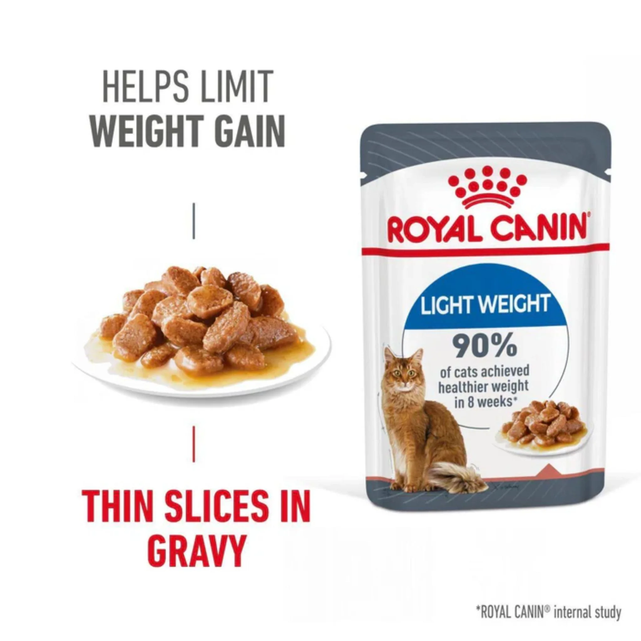 Royal Canin Feline Care Nutrition Light Weight Cat Wet Food - 85G - Image 2