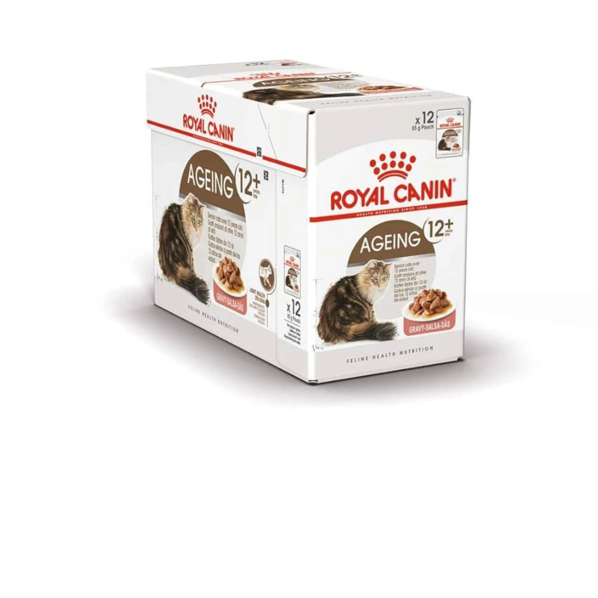Royal Canin Feline Health Nutrition Ageing 12+ Gravy Cat Wet Food - 12X85G - Image 2