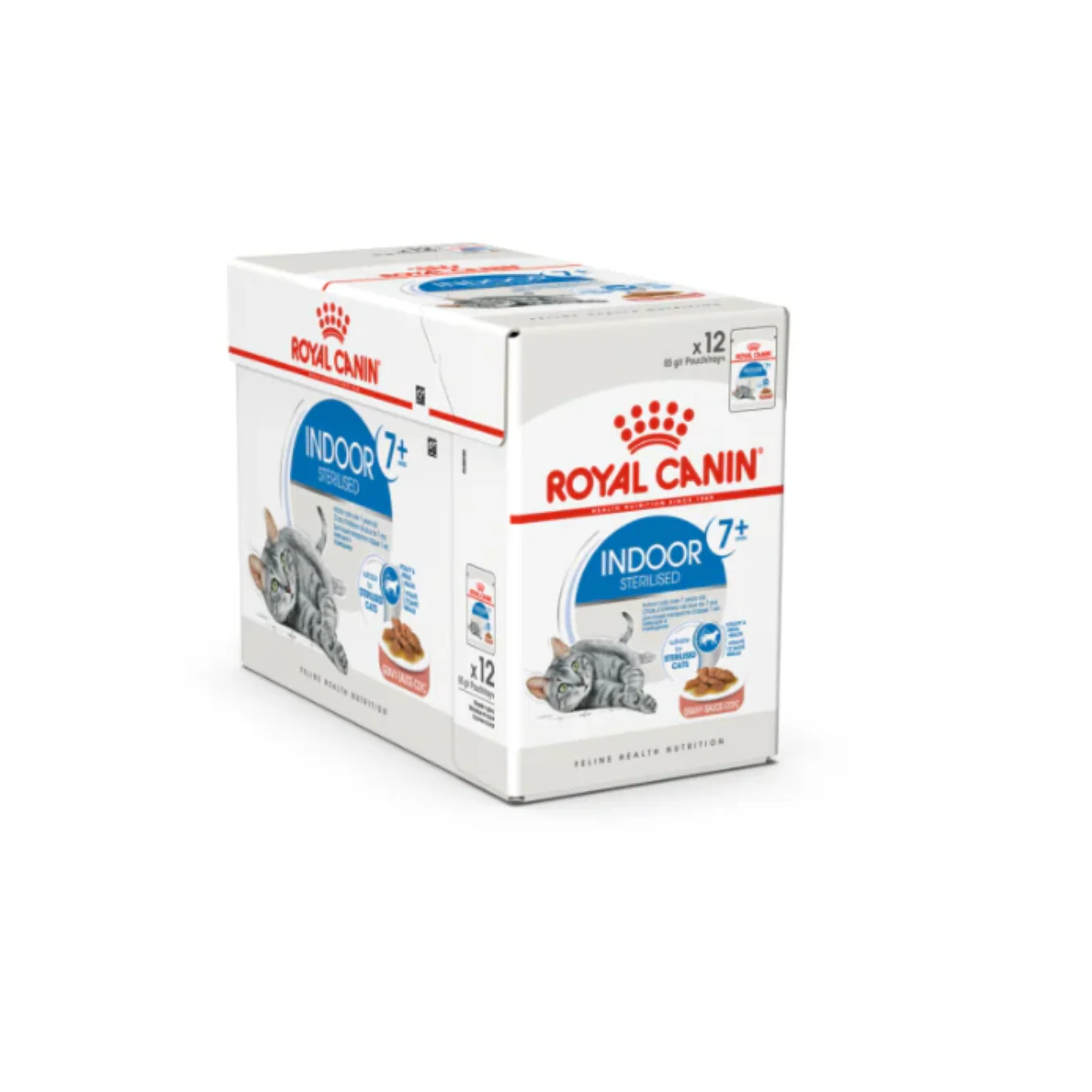 Royal Canin Feline Health Nutrition Indoor Gravy 7+ Cat Wet Food - 85G - Image 2