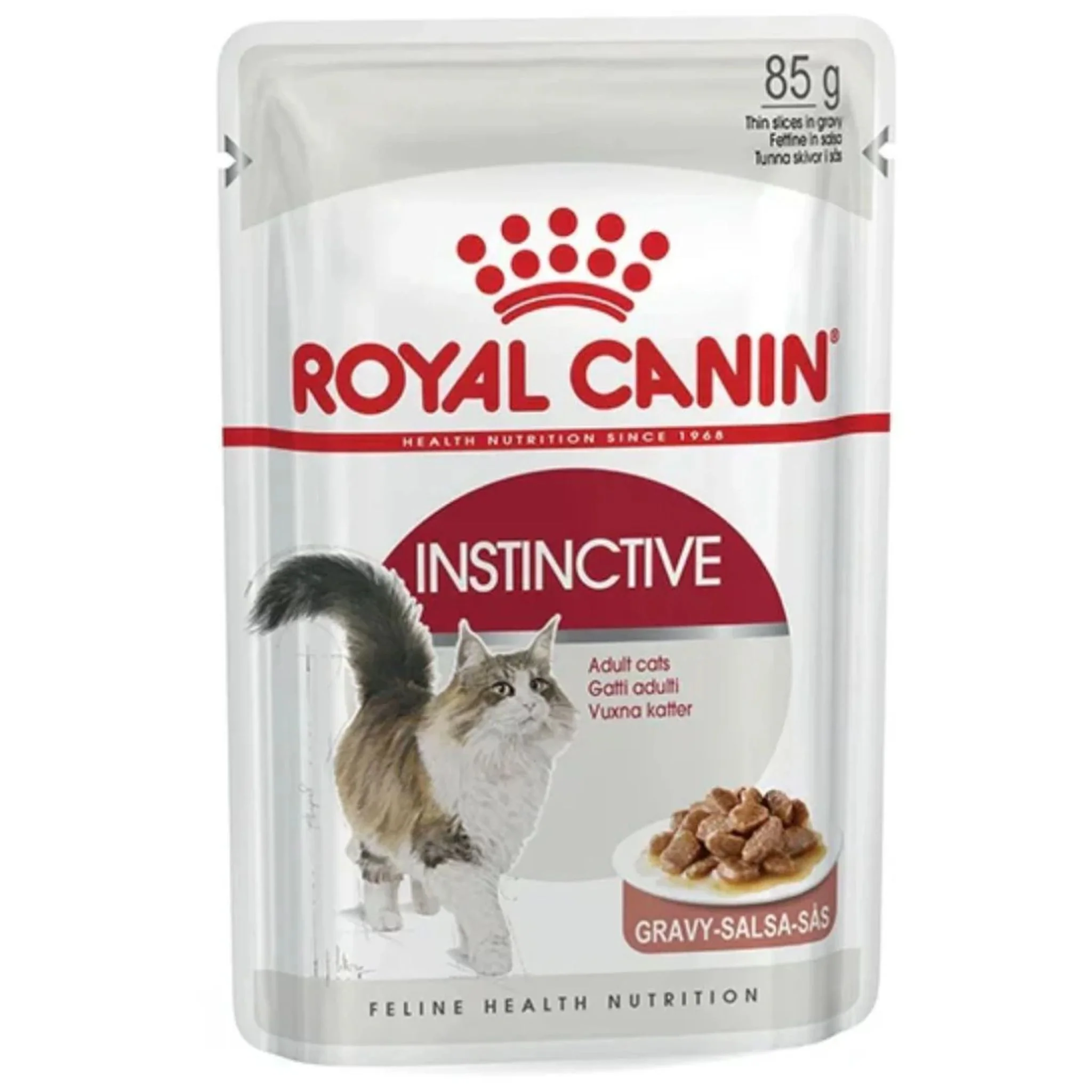 Royal Canin Feline Health Nutrition Instinctive Adult Cats Gravy Wet Food - 12X85G - Image 3