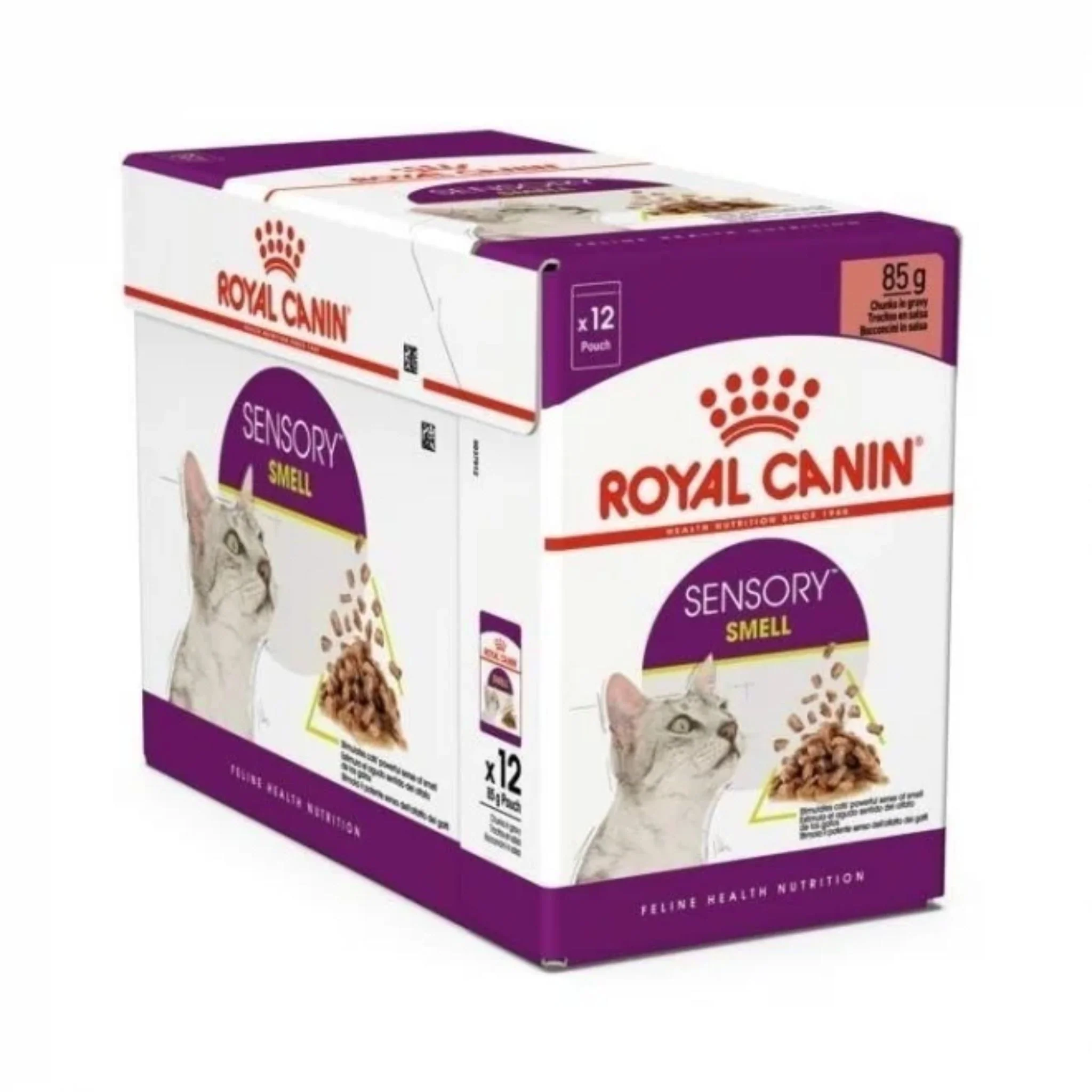 Royal Canin Feline Health Nutrition Sensory Smell Gravy Cat Wet Food - 12X85g - Image 3