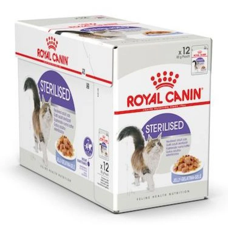 Royal Canin Feline Health Nutrition Sterilised Jelly Cat Wet Food - 85G - Image 2