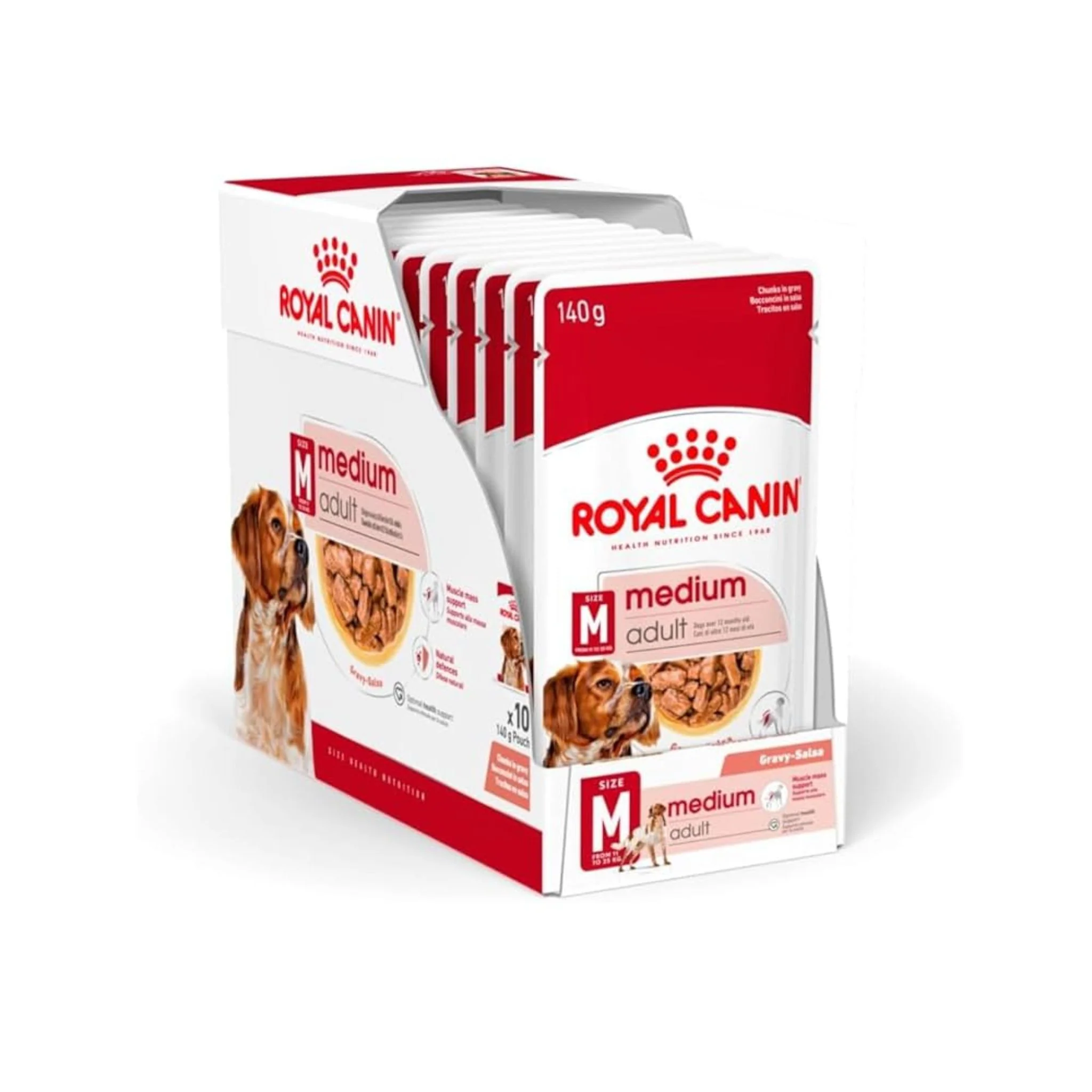 Royal Canin Health Nutrition Medium Adult Dog Wet Food - 10x140g - Image 2