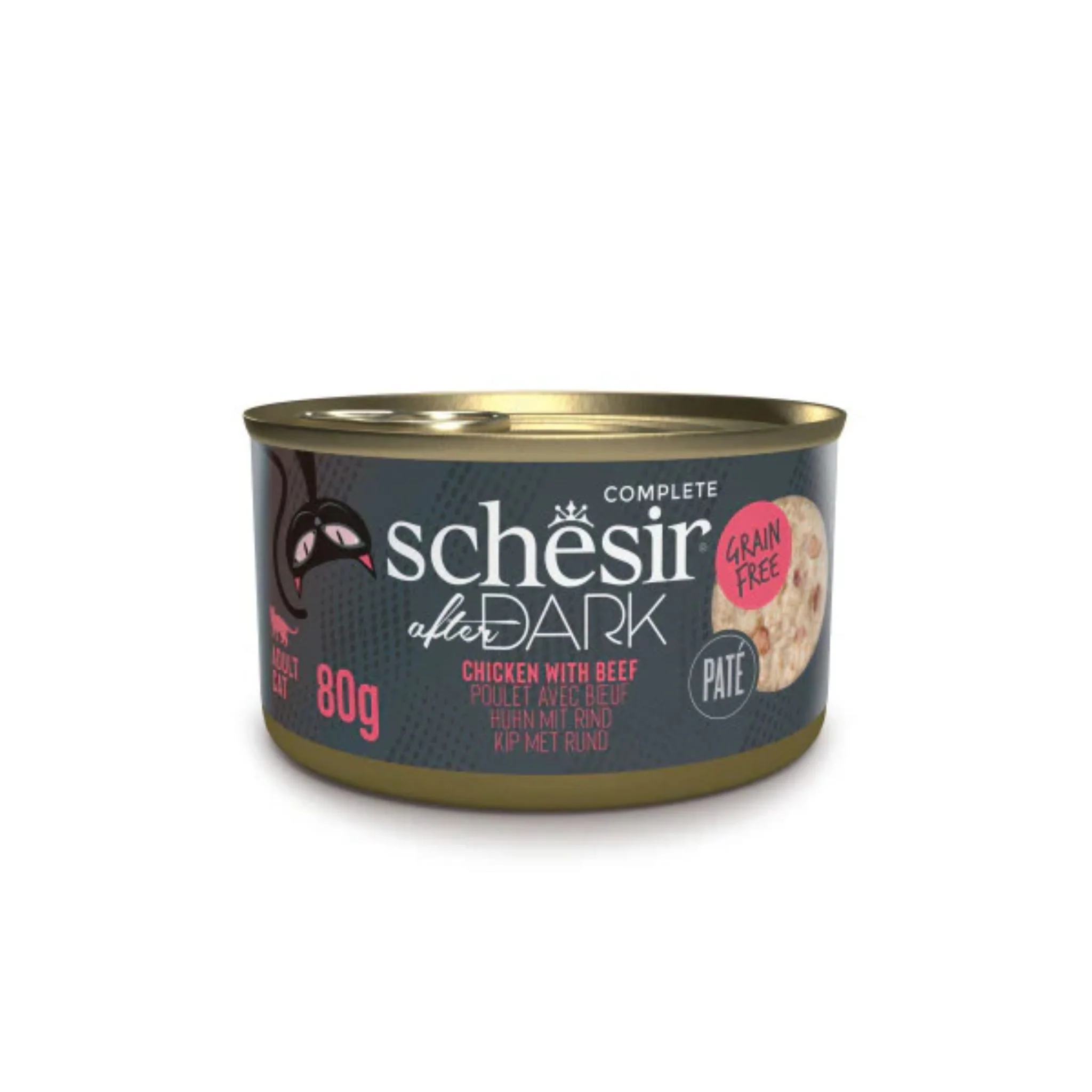 Schesir After Dark Cat Pate Variety Pack Wet Food - 12X80G - Image 4