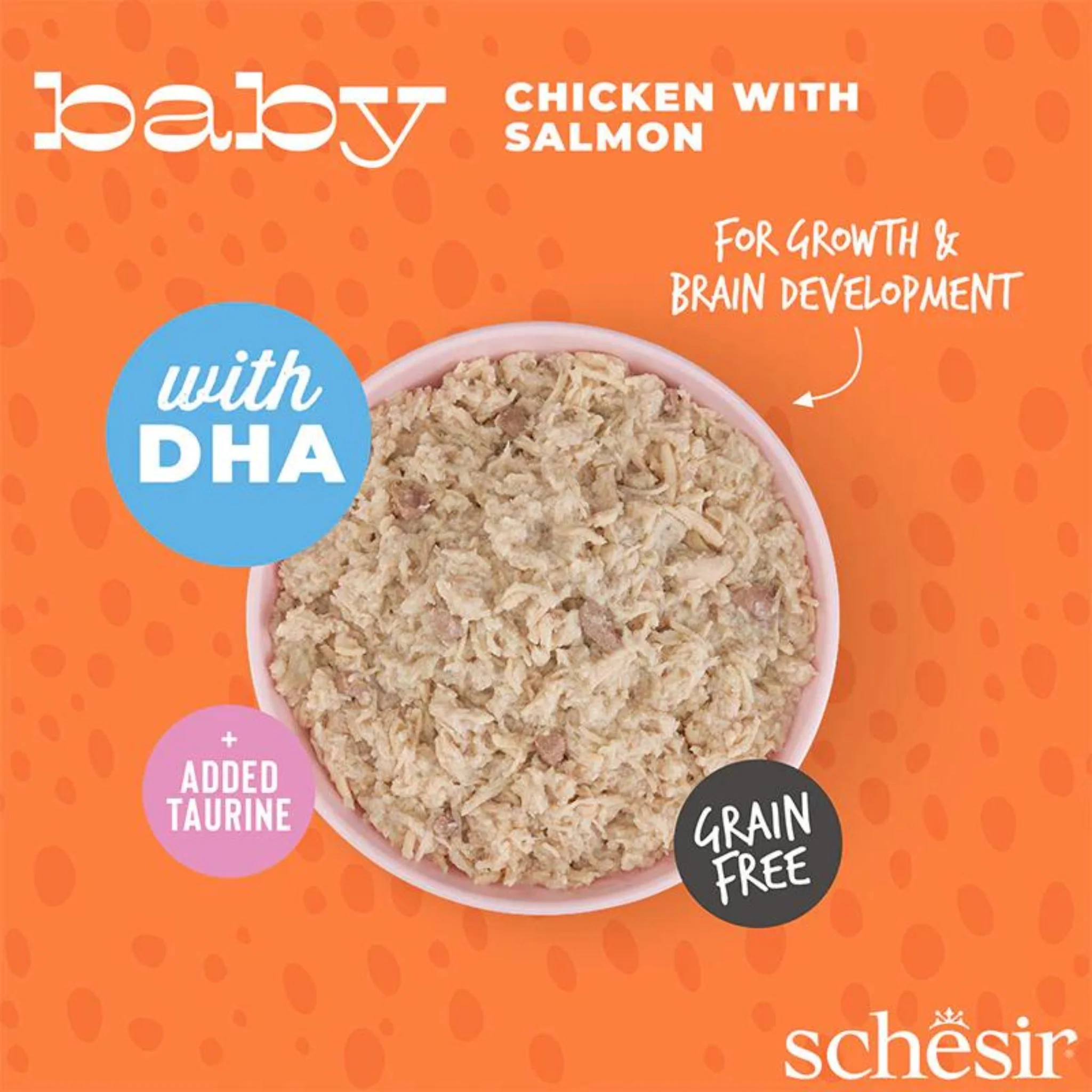 Schesir Baby Kitten Chicken & Salmon Wet Food - 70G - Image 3