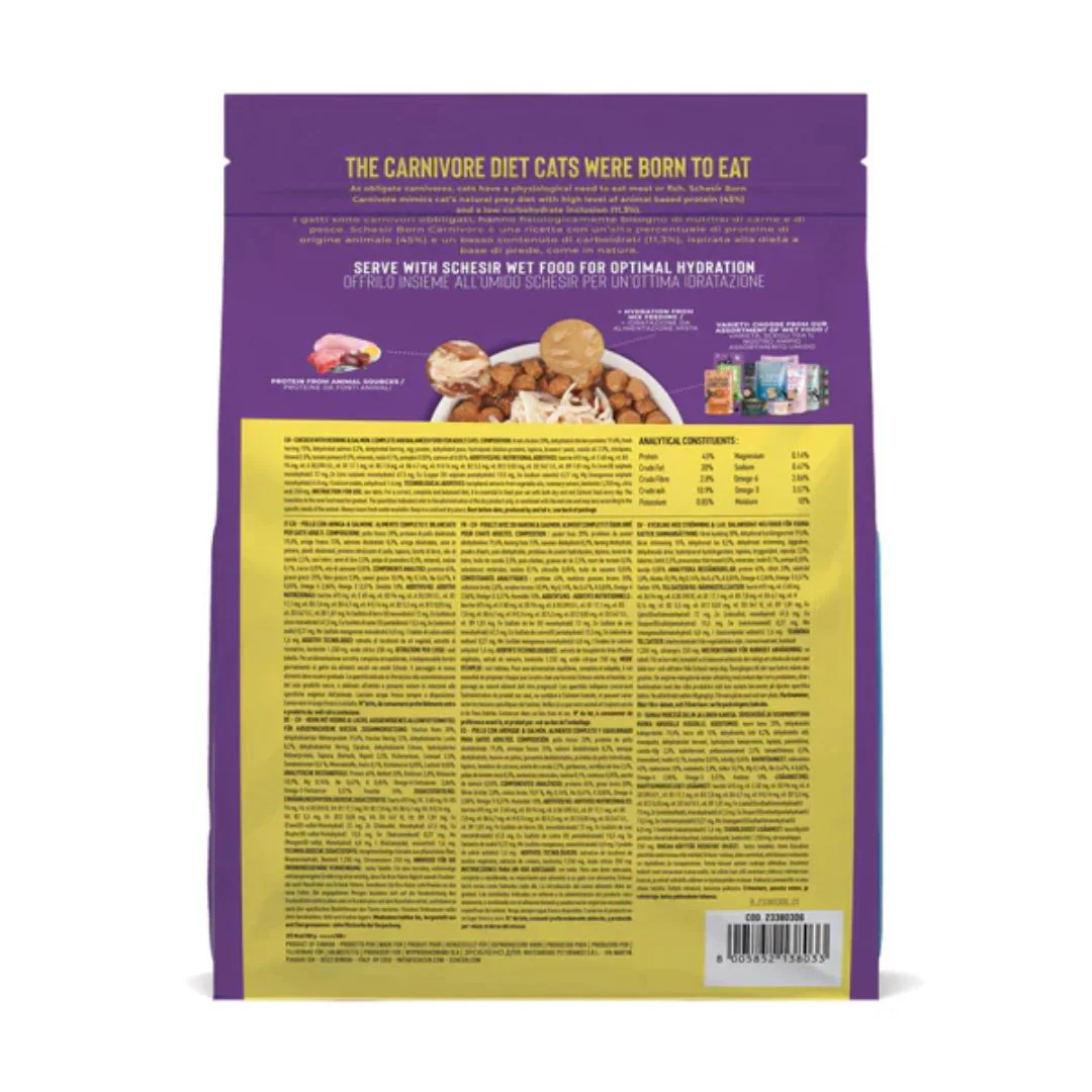 Schesir Dry Food For Cat - Chicken With Herring & Salmon - 1.25kg - Image 2