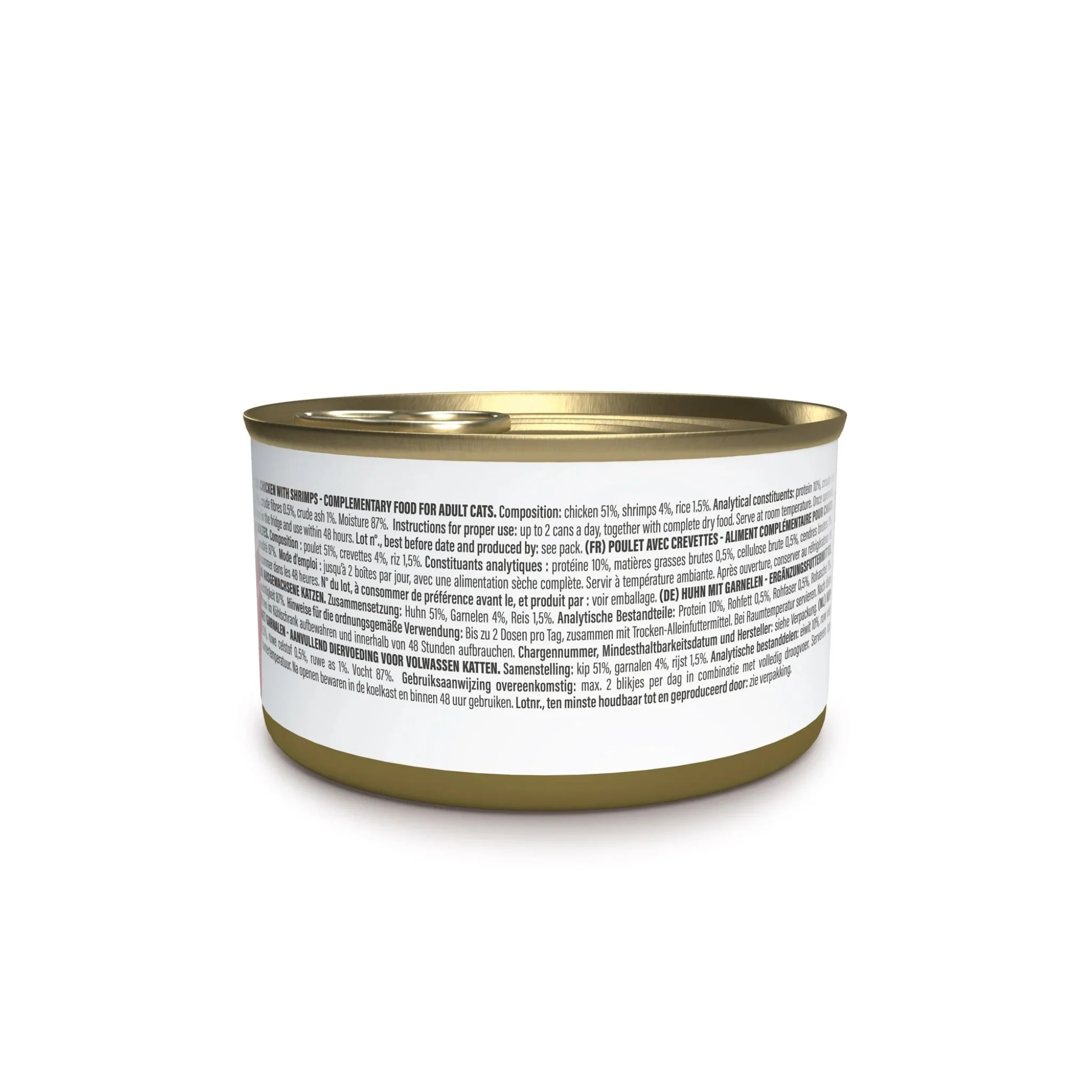 Schesir Broth Cat Can Chicken With Shrimps Wet Food - 70G - Image 3