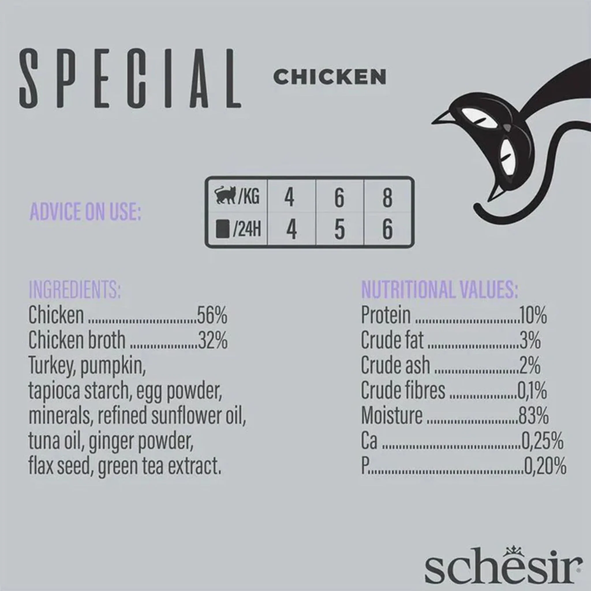 Schesir Cat Mousse Light Formula Chicken - 70G - Image 4