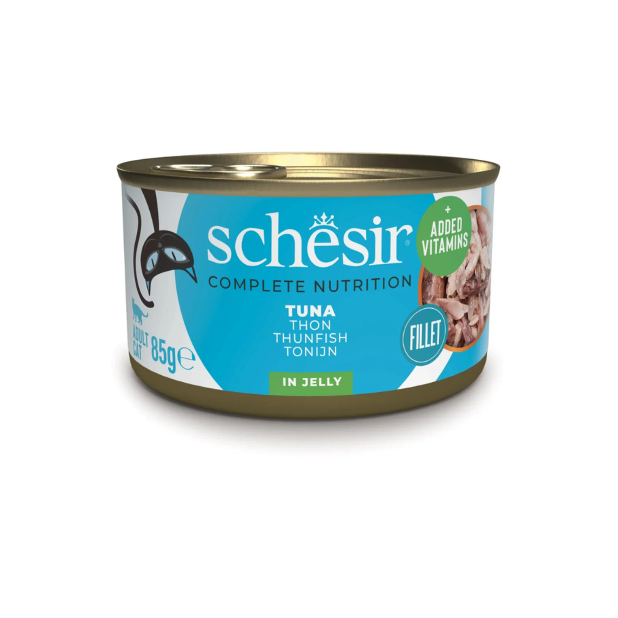 Schesir Wet Cat Food In Jelly Can Tuna - 85g - Image 2